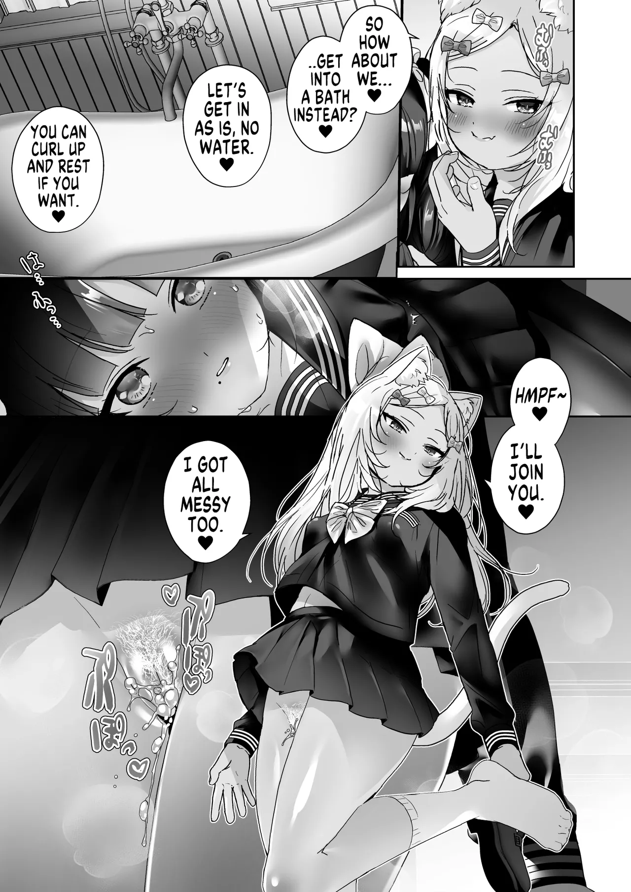 [Koko de Chikubi o Hitotsumami (Juurouta)] Shoujo Ochi -Ron-chan to Hajimete Course- | Falling for Being a Girl: My First Session With Lon-chan [English] [GTF] [Digital] page 33 original parody - females only schoolgirl uniform hentai manga - read online free