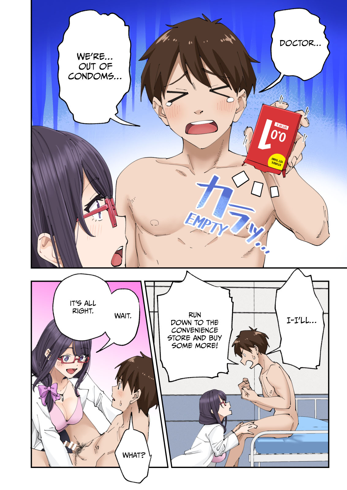 Sourou Kokufuku Clinic | Quick-Shot Therapy Clinic page 93 - handjob kissing hentai manga - read online free