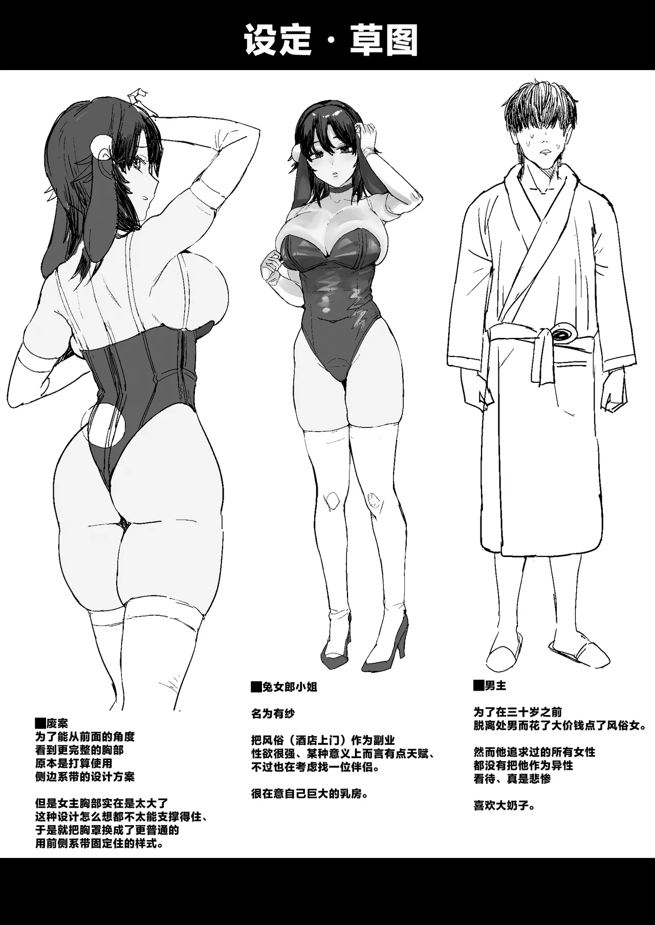 Dosukebe Bakunyuu Bunny Girl Ana de Doutei Sotsugyou | 在超色情爆乳兔女郎的小穴里成功童贞毕业 page 42 original parody - sole female sole male hentai manga - read online free
