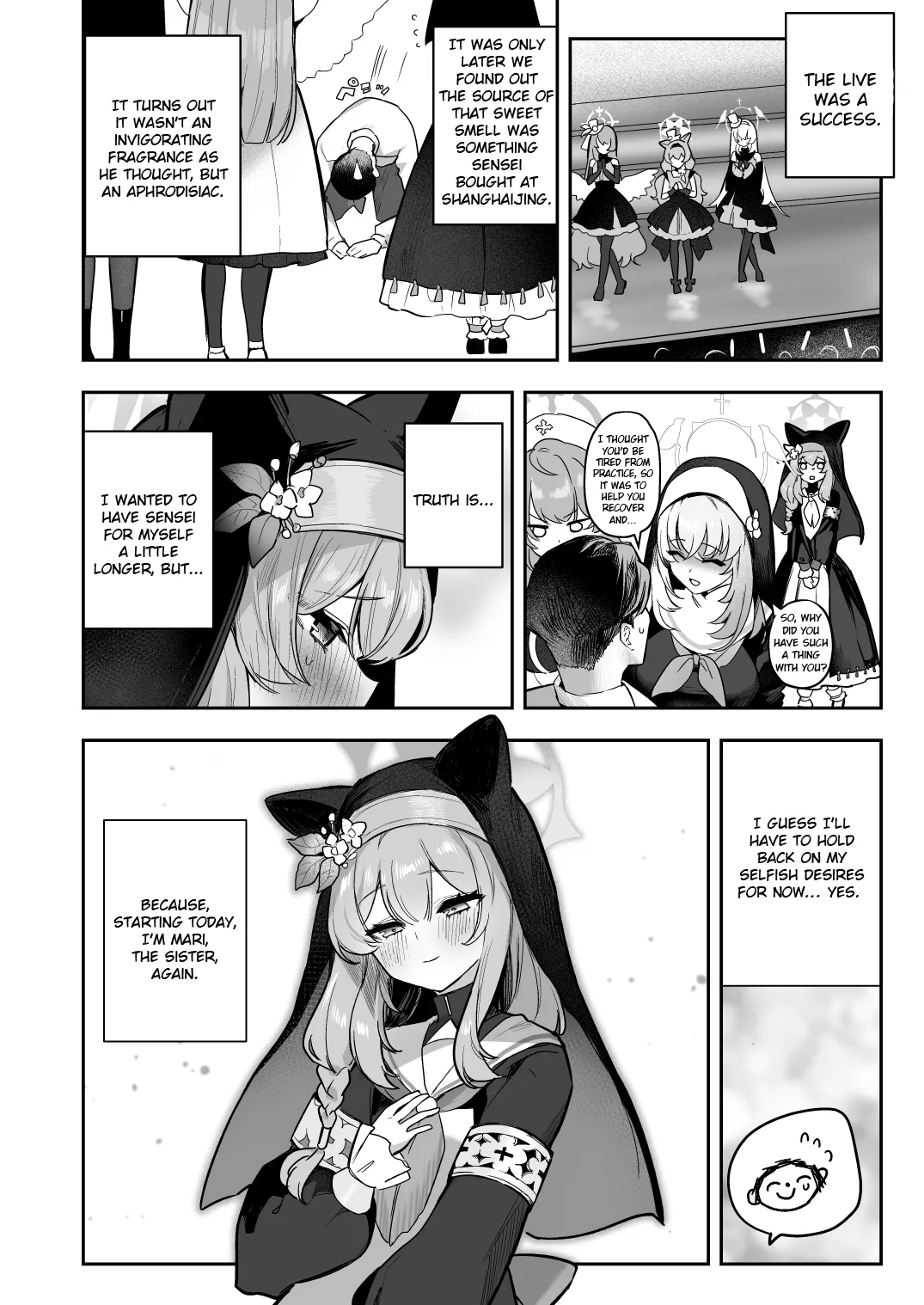 Dokidoki Idol Lesson page 27 featuring mari iochi blue archive parody - sole male paizuri hentai manga - read online free
