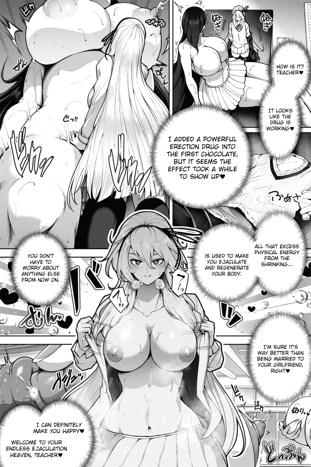 Shukushou Valentine - Sensei ni Ai o Komete | Shrinking Valentine – With Love to the Teacher page 23 original parody - schoolgirl uniform miniguy hentai manga - read online free