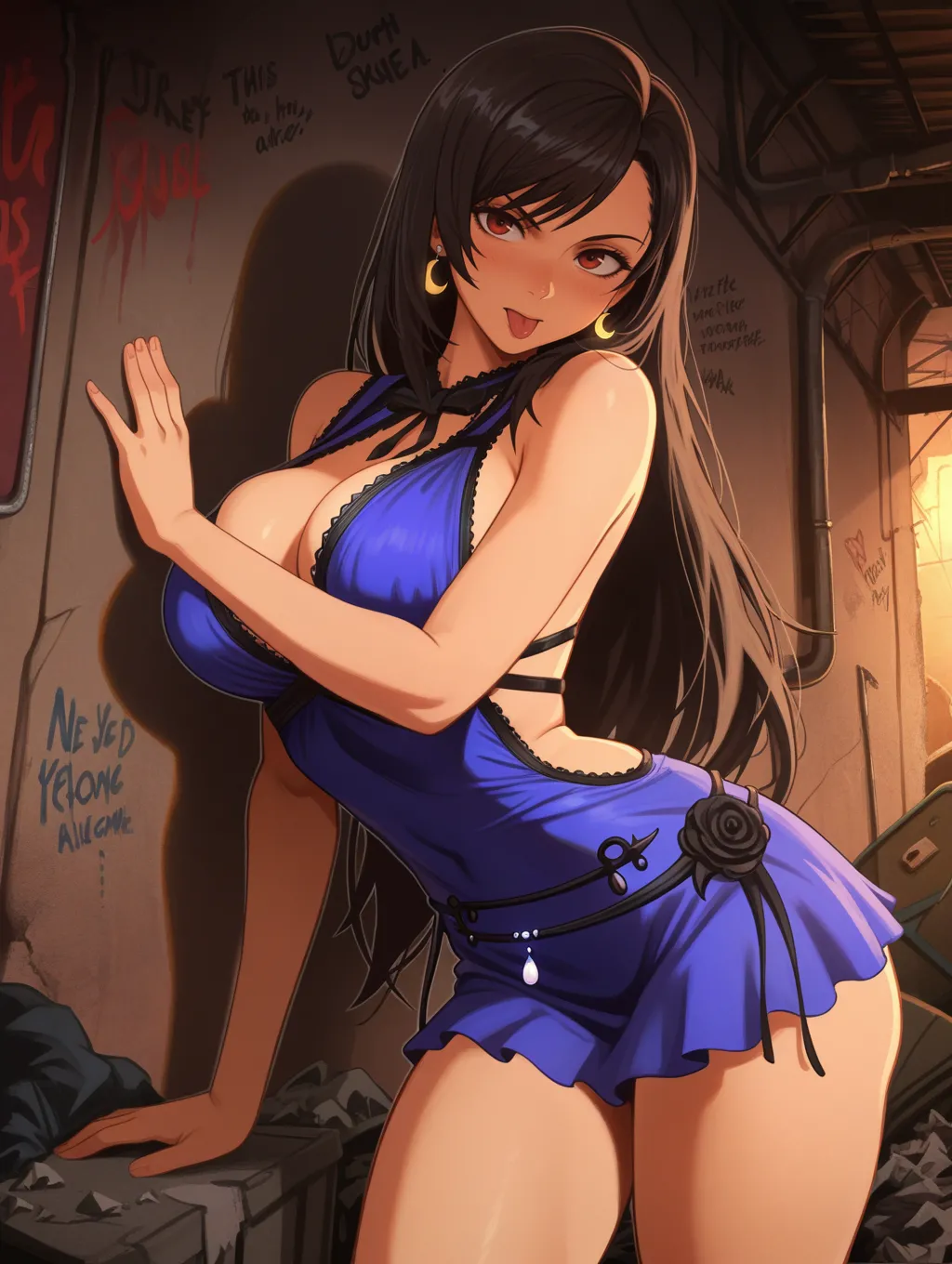 Tifa Lockhart | Final Fantasy waifuinvoker ai generated - Page 11
