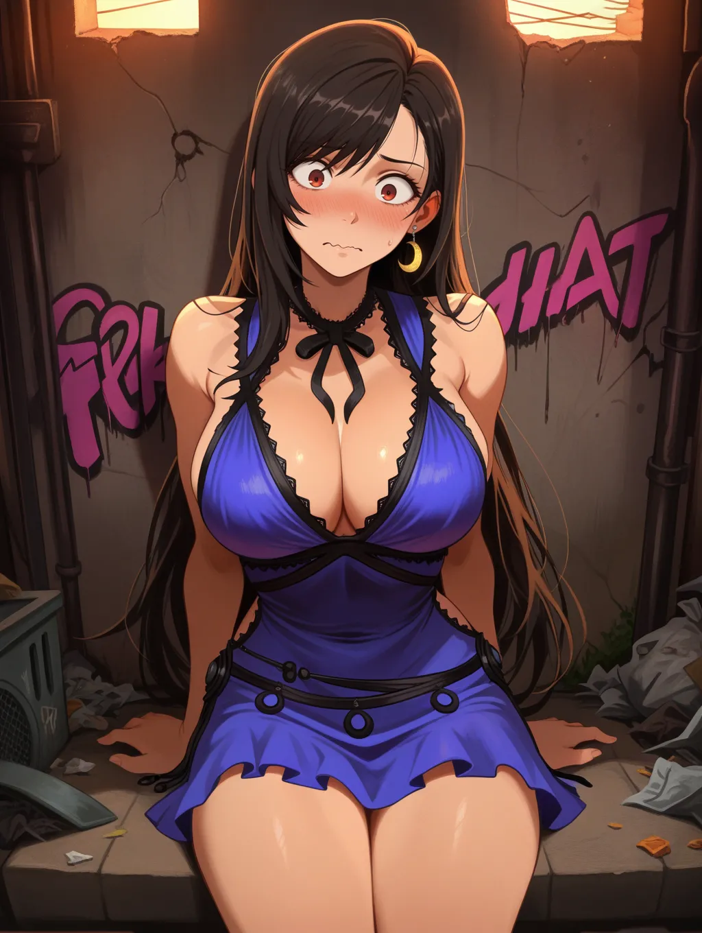 Tifa Lockhart | Final Fantasy waifuinvoker ai generated page 17 featuring tifa lockhart final fantasy vii parody - big breasts uncensored hentai manga - read online free
