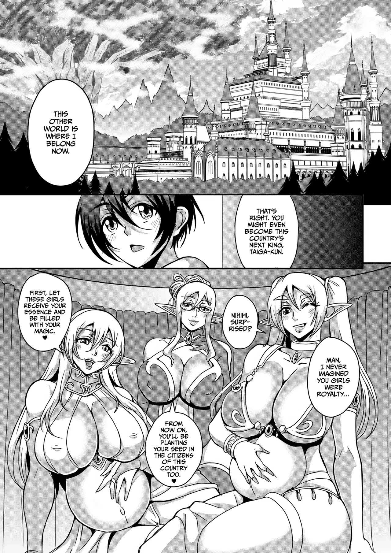 Tonari no Elf-san page 38 - sole male nakadashi hentai manga - read online free