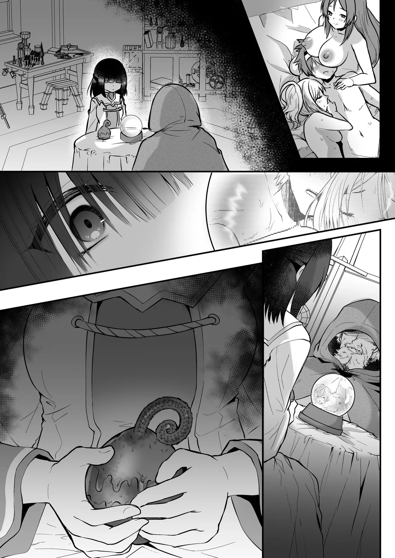 [Seika Kairaku Shoten (Rurimaru)]  Yami Ochi Sister no Marunomi Kairaku Osen ~NTR Shi ni kuru Yatsu Zenin Marunomi Sureba Watashi no Kachi da yo ne~ | 堕入黑暗的修女的全盘吞噬快感污染~如果我全部吞噬来NTR的人的话，我就是赢家对吧♪~ [Chinese] [Hの天秤] page 43 original parody - nakadashi gloves hentai manga - read online free