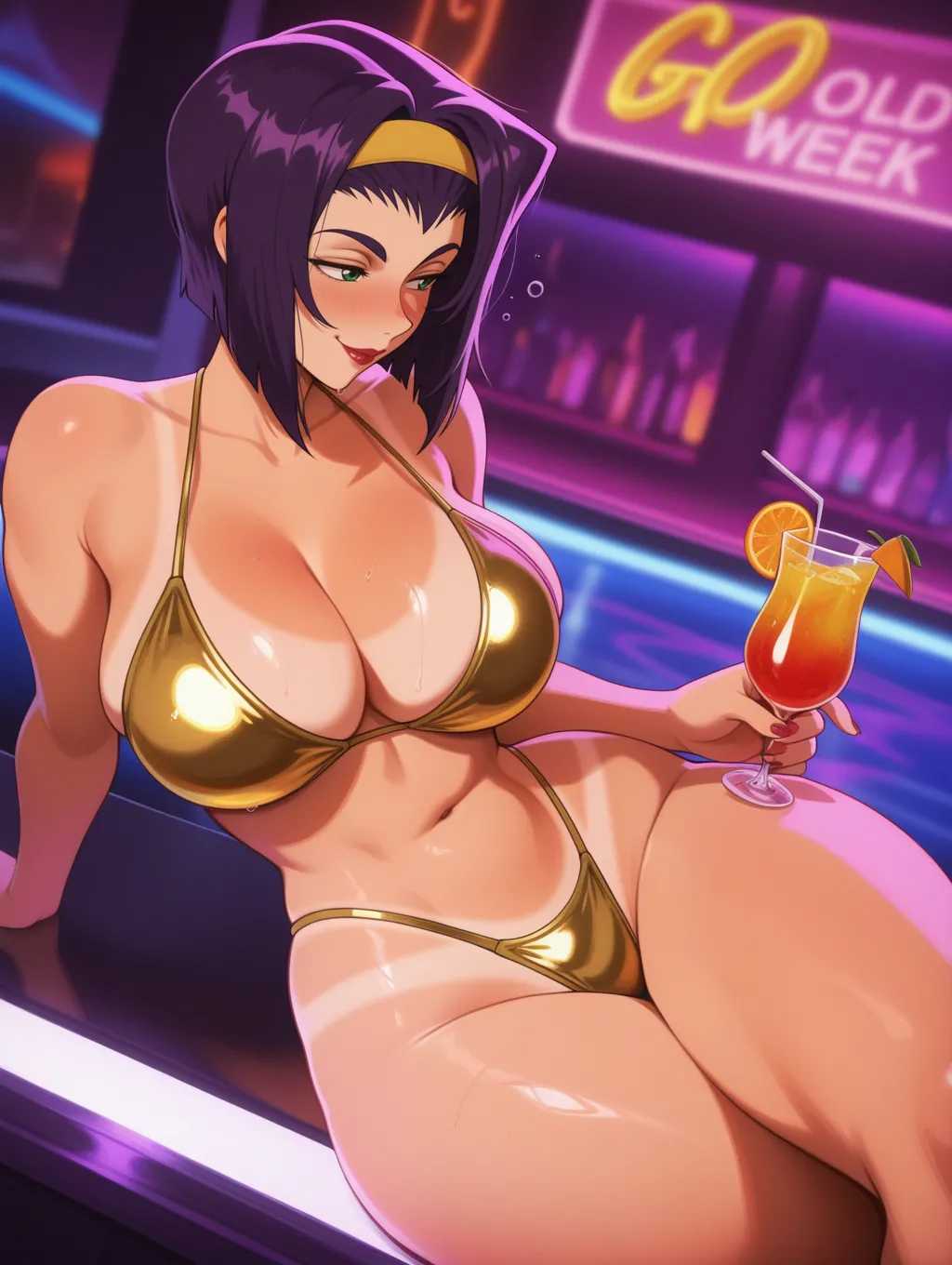 Faye Valentine | Cowboy Bebop 🍸🪩 waifuinvoker ai generated - Page 22