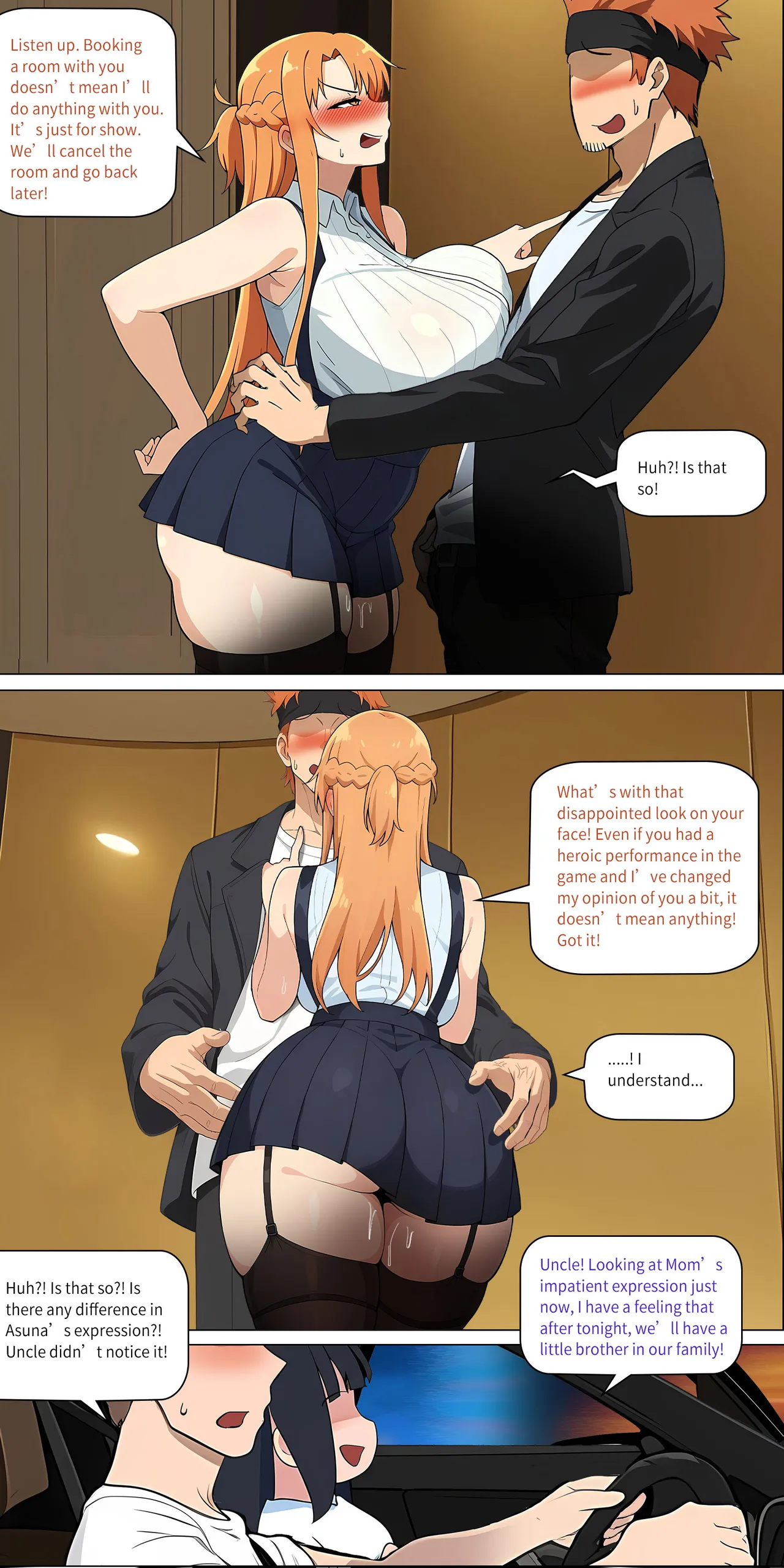 Asuna family 1-33 page 300 featuring asuna yuuki sword art online parody - full color big breasts hentai manga - read online free