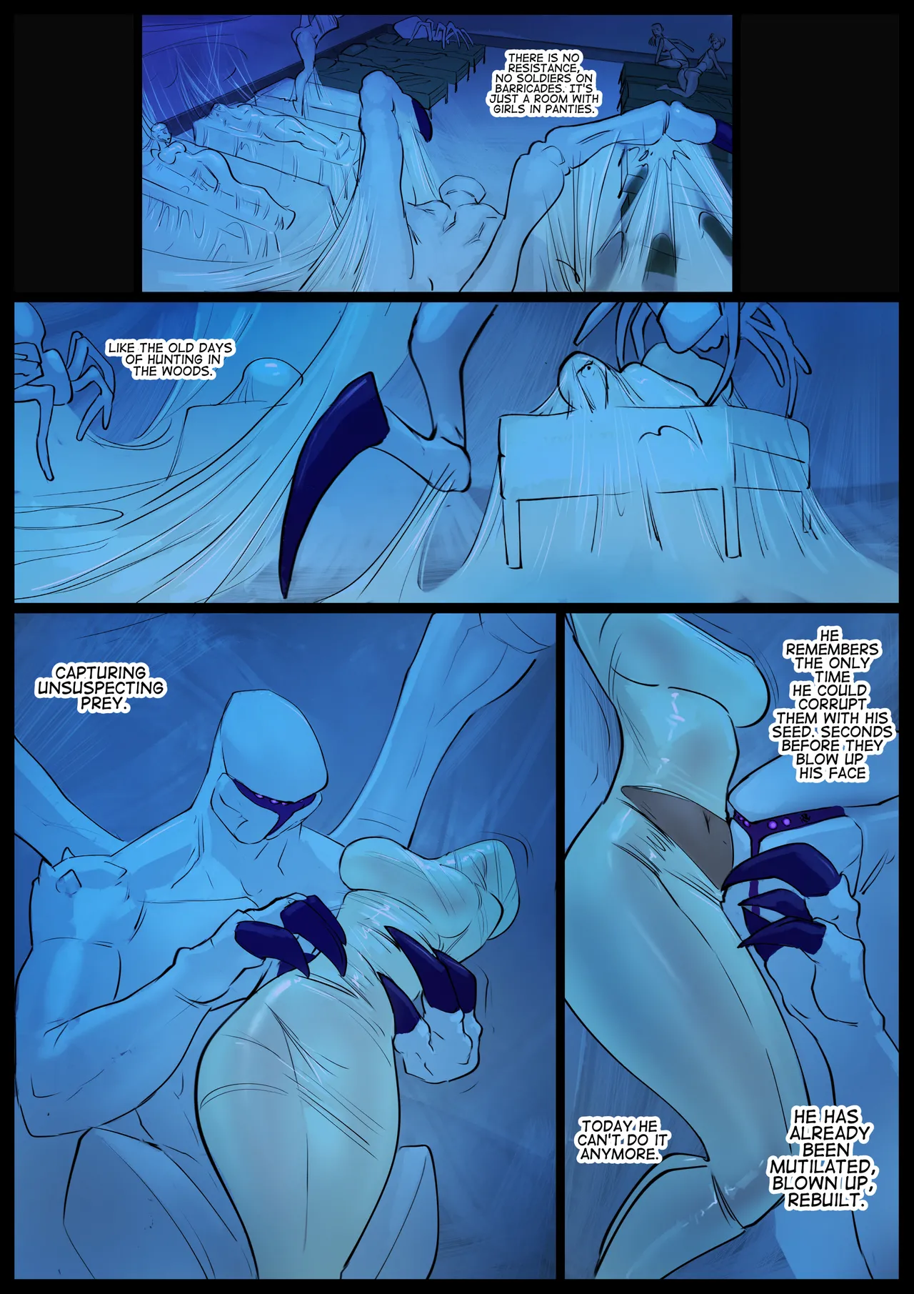 White Hunger is dead Part 3 page 15 - monster guro hentai manga - read online free