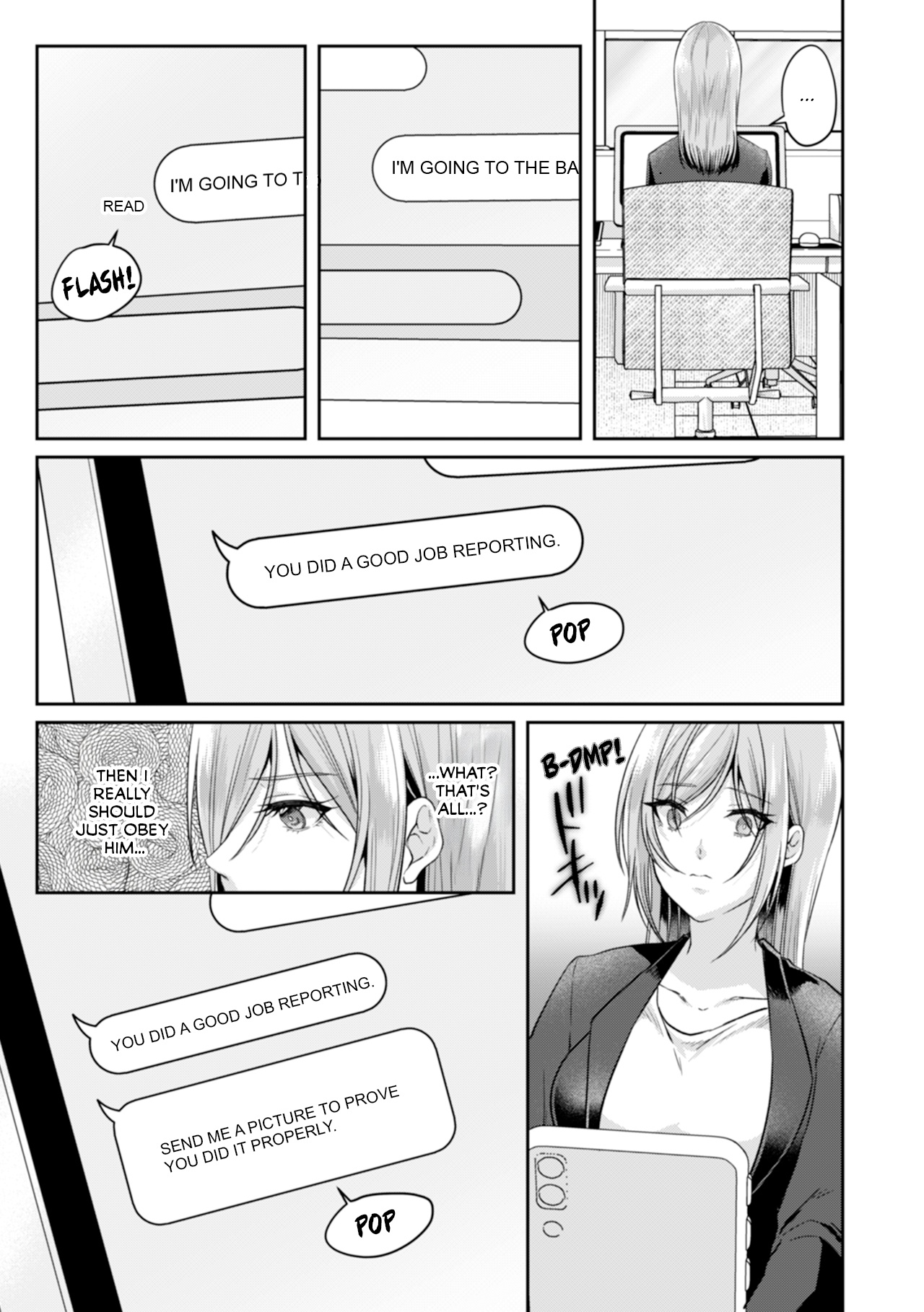 Manin Densha de Shikkin Sunzen!? Chikan Danshi no Ijiwaru na Yubi de Ikasare Tsuzuketa OL | Almost Pissing on a Crowded Train?! #1-16 page 129 - big breasts chastity belt hentai manga - read online free