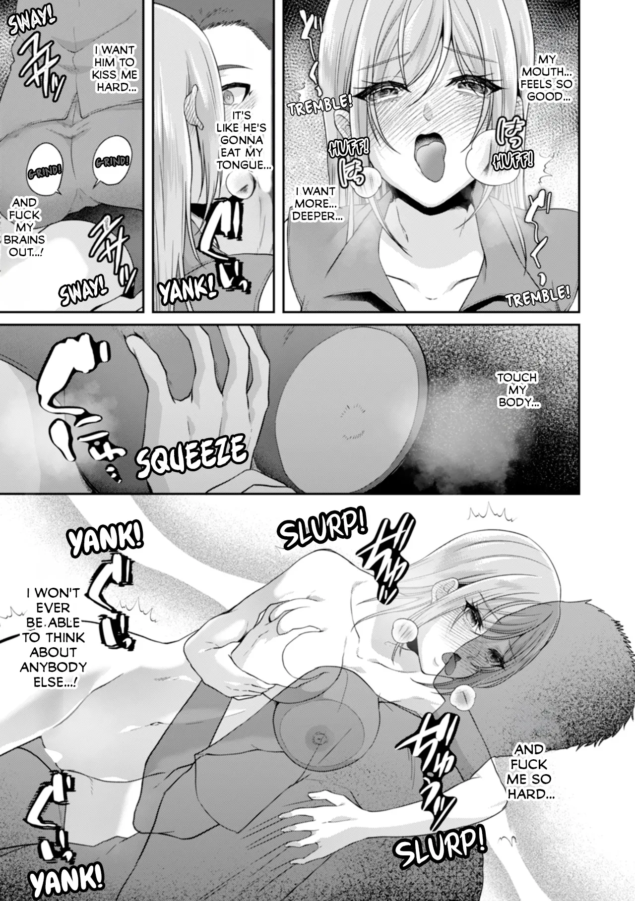 Manin Densha de Shikkin Sunzen!? Chikan Danshi no Ijiwaru na Yubi de Ikasare Tsuzuketa OL | Almost Pissing on a Crowded Train?! #1-16 page 144 - big breasts chastity belt hentai manga - read online free