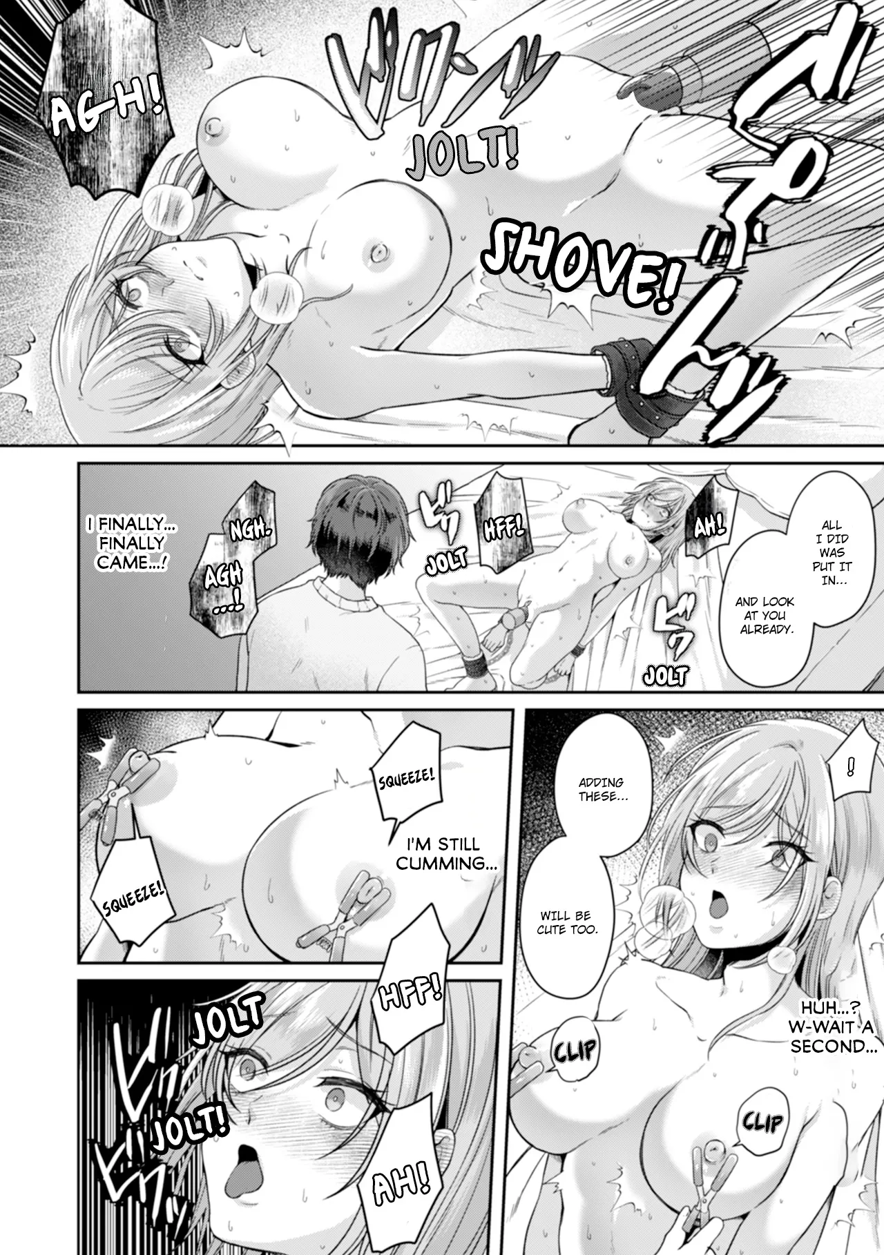 Manin Densha de Shikkin Sunzen!? Chikan Danshi no Ijiwaru na Yubi de Ikasare Tsuzuketa OL | Almost Pissing on a Crowded Train?! #1-16 page 174 - full censorship big breasts hentai manga - read online free