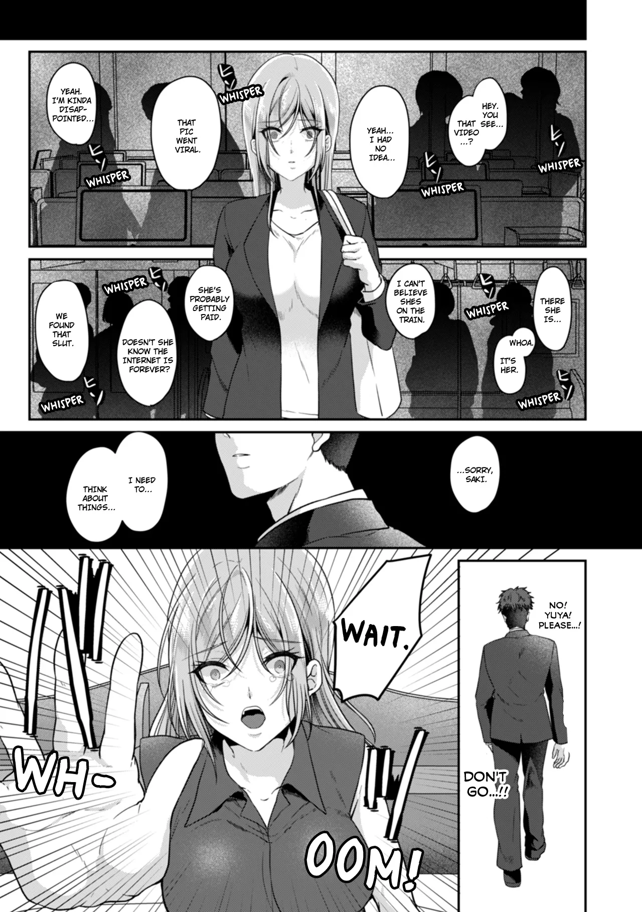 Manin Densha de Shikkin Sunzen!? Chikan Danshi no Ijiwaru na Yubi de Ikasare Tsuzuketa OL | Almost Pissing on a Crowded Train?! #1-16 page 208 - full censorship big breasts hentai manga - read online free