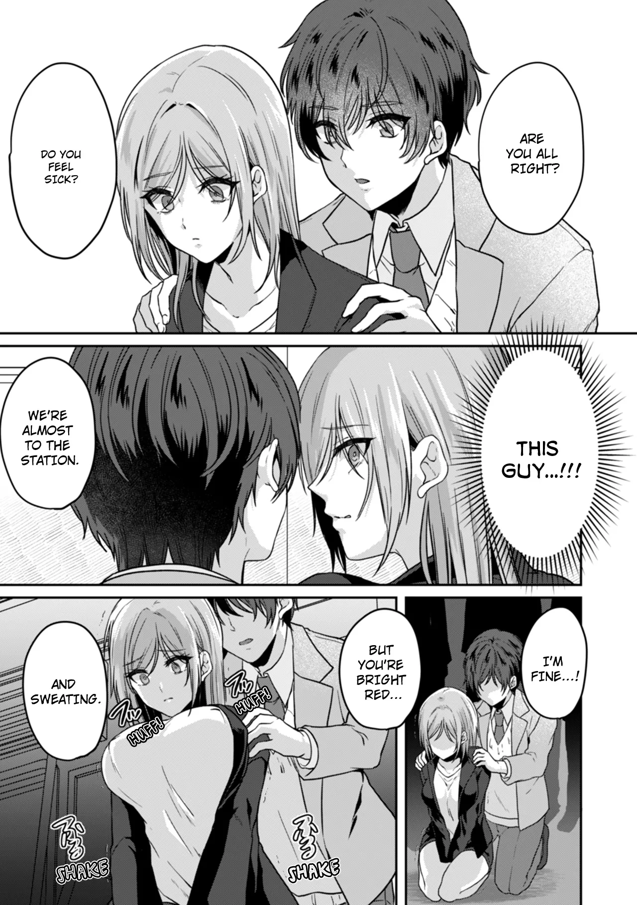 Manin Densha de Shikkin Sunzen!? Chikan Danshi no Ijiwaru na Yubi de Ikasare Tsuzuketa OL | Almost Pissing on a Crowded Train?! #1-16 page 25 - full censorship big breasts hentai manga - read online free