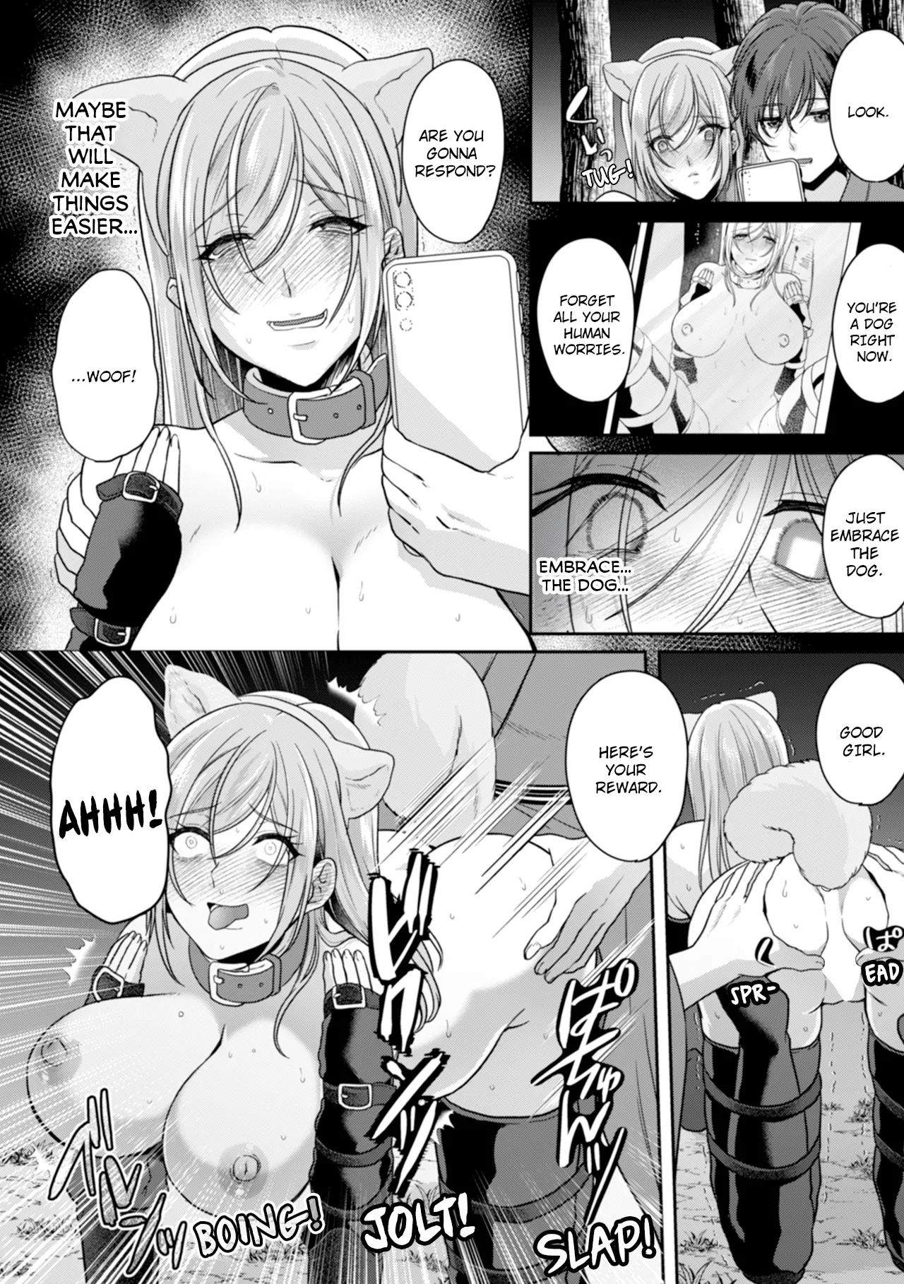 Manin Densha de Shikkin Sunzen!? Chikan Danshi no Ijiwaru na Yubi de Ikasare Tsuzuketa OL | Almost Pissing on a Crowded Train?! #1-16 page 269 - big breasts chastity belt hentai manga - read online free