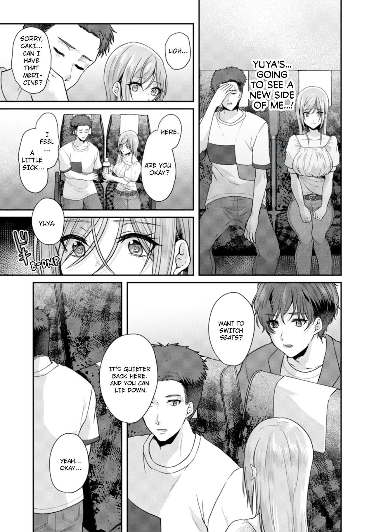 Manin Densha de Shikkin Sunzen!? Chikan Danshi no Ijiwaru na Yubi de Ikasare Tsuzuketa OL | Almost Pissing on a Crowded Train?! #1-16 page 285 - big breasts chastity belt hentai manga - read online free