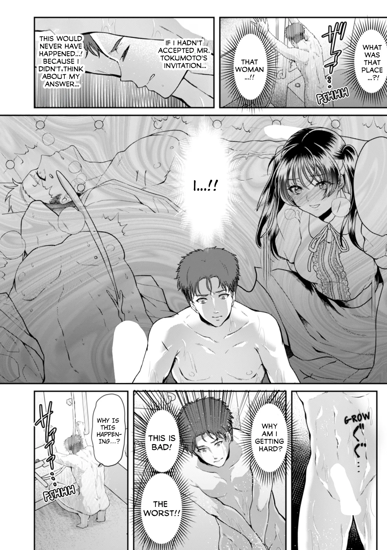 Manin Densha de Shikkin Sunzen!? Chikan Danshi no Ijiwaru na Yubi de Ikasare Tsuzuketa OL | Almost Pissing on a Crowded Train?! #1-16 page 355 - full censorship big breasts hentai manga - read online free
