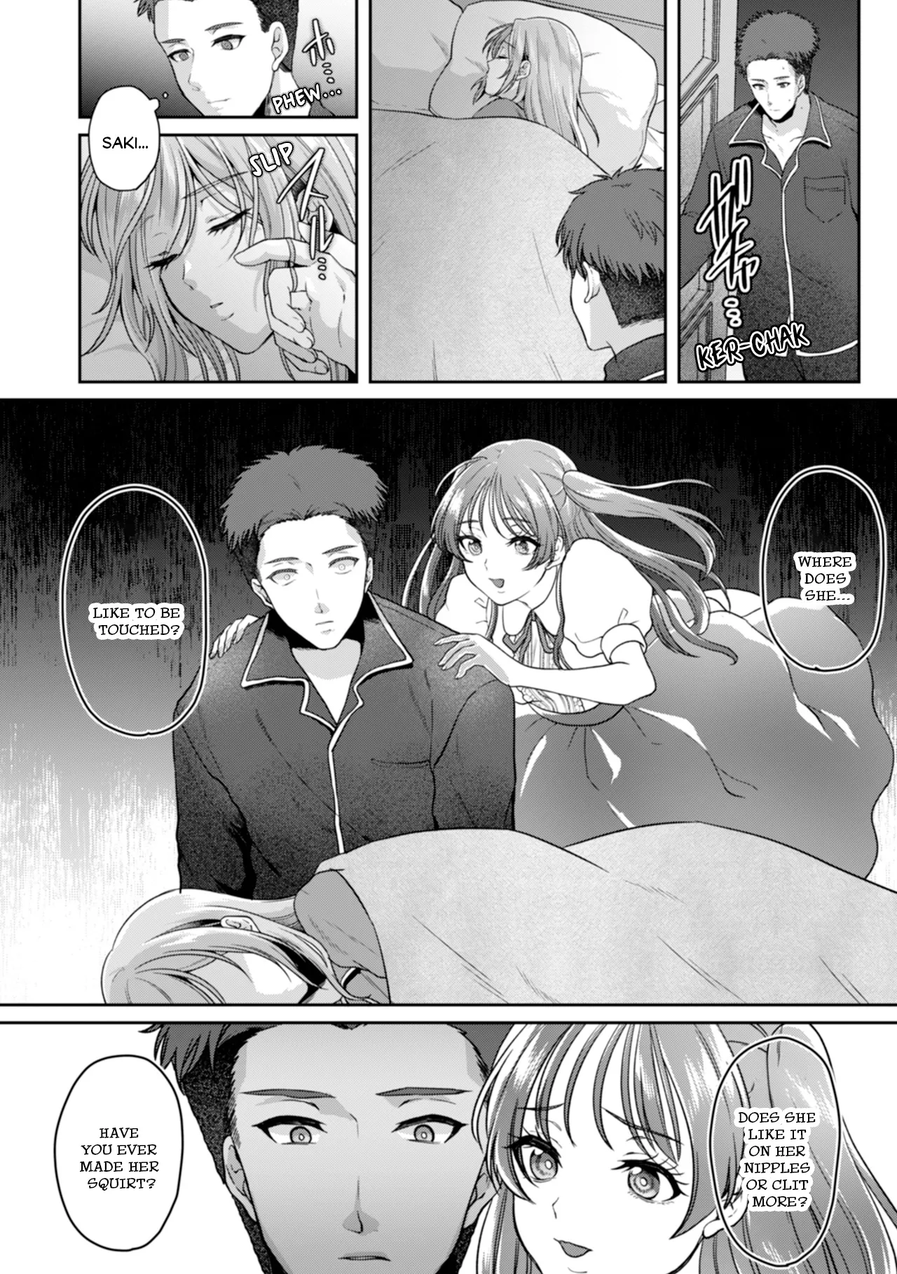 Manin Densha de Shikkin Sunzen!? Chikan Danshi no Ijiwaru na Yubi de Ikasare Tsuzuketa OL | Almost Pissing on a Crowded Train?! #1-16 page 356 - big breasts chastity belt hentai manga - read online free