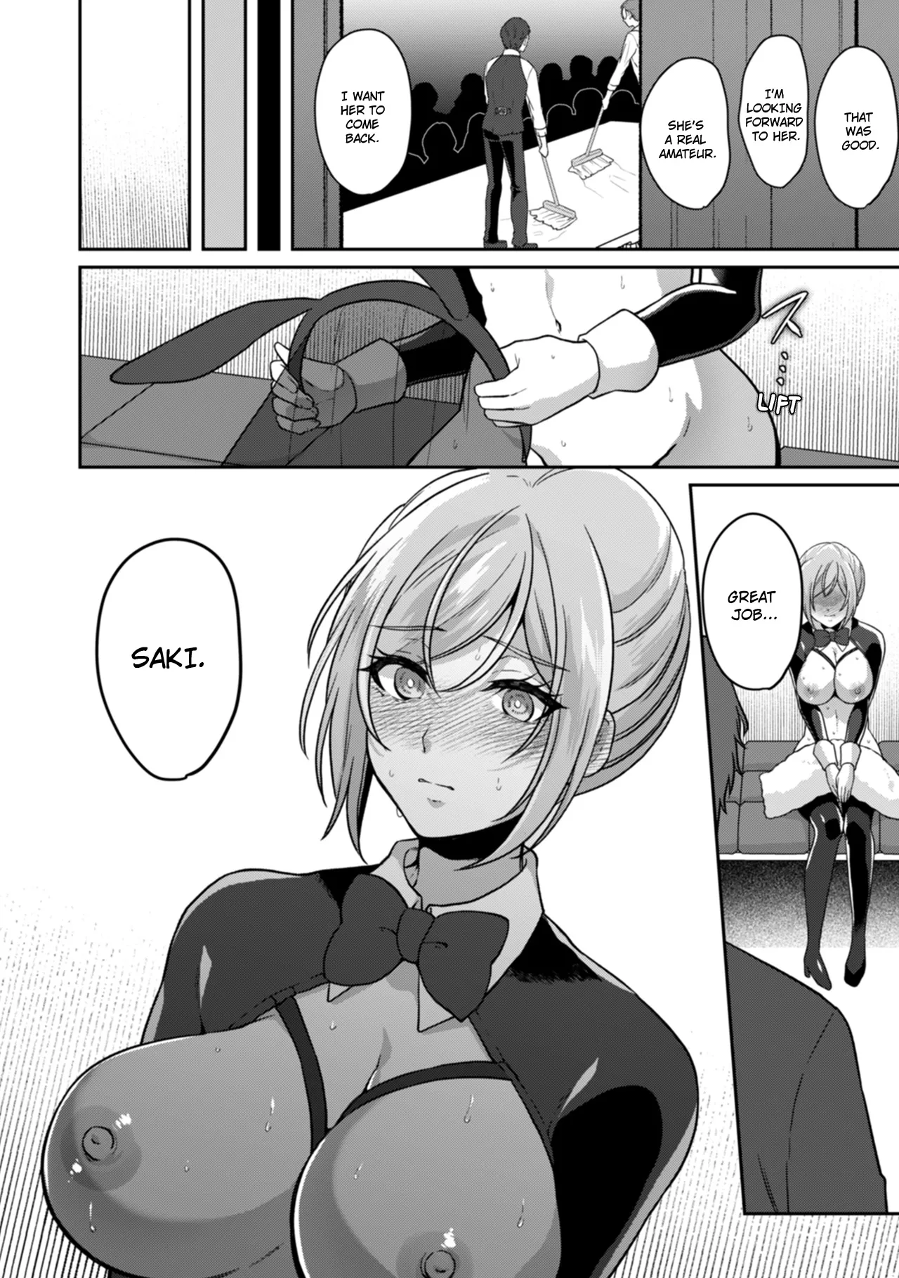 Manin Densha de Shikkin Sunzen!? Chikan Danshi no Ijiwaru na Yubi de Ikasare Tsuzuketa OL | Almost Pissing on a Crowded Train?! #1-16 page 404 - full censorship big breasts hentai manga - read online free