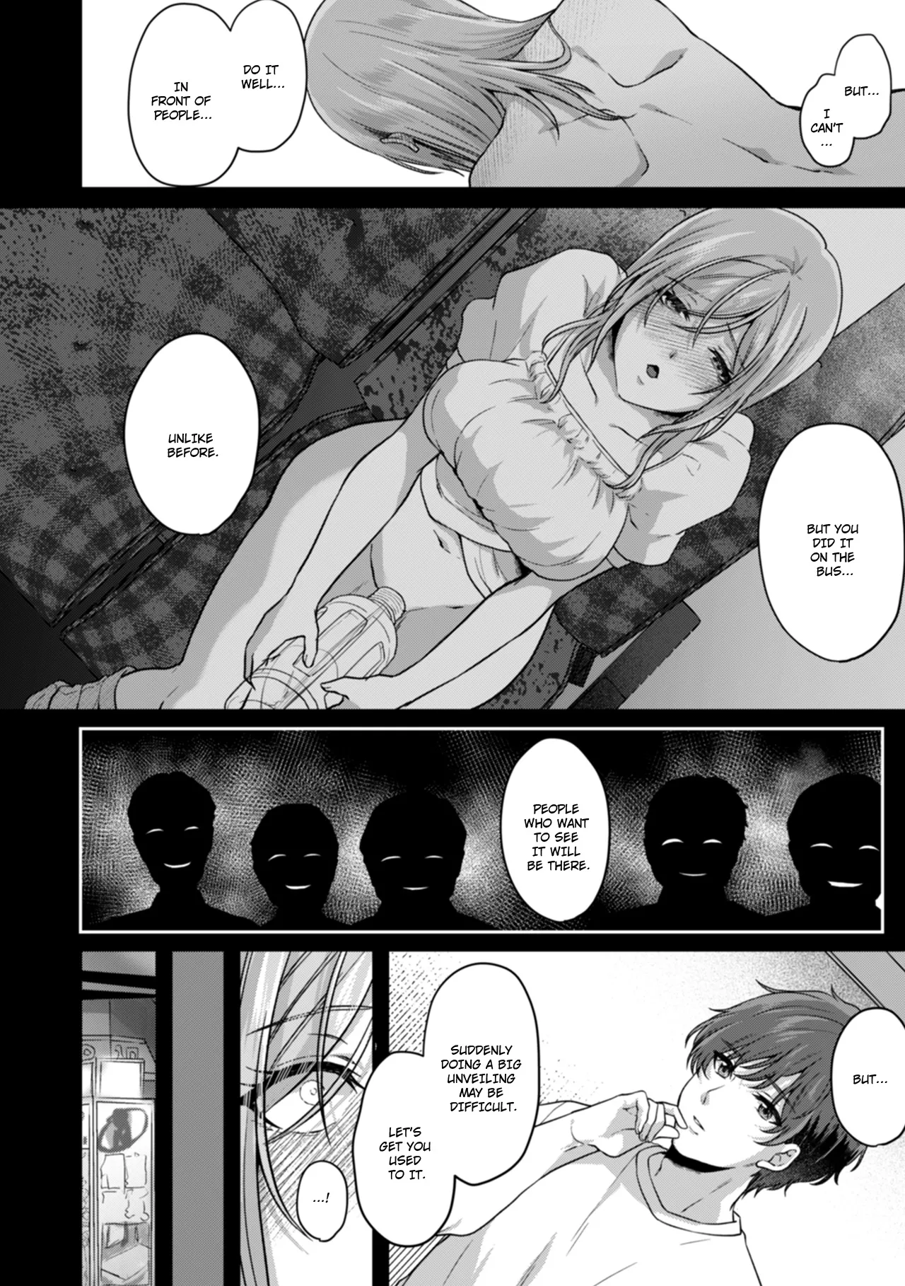 Manin Densha de Shikkin Sunzen!? Chikan Danshi no Ijiwaru na Yubi de Ikasare Tsuzuketa OL | Almost Pissing on a Crowded Train?! #1-16 page 427 - full censorship big breasts hentai manga - read online free