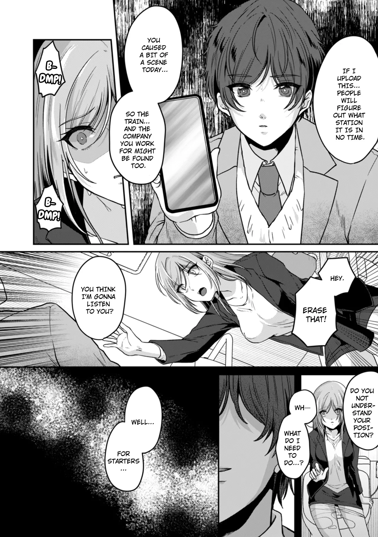 Manin Densha de Shikkin Sunzen!? Chikan Danshi no Ijiwaru na Yubi de Ikasare Tsuzuketa OL | Almost Pissing on a Crowded Train?! #1-16 page 49 - full censorship big breasts hentai manga - read online free