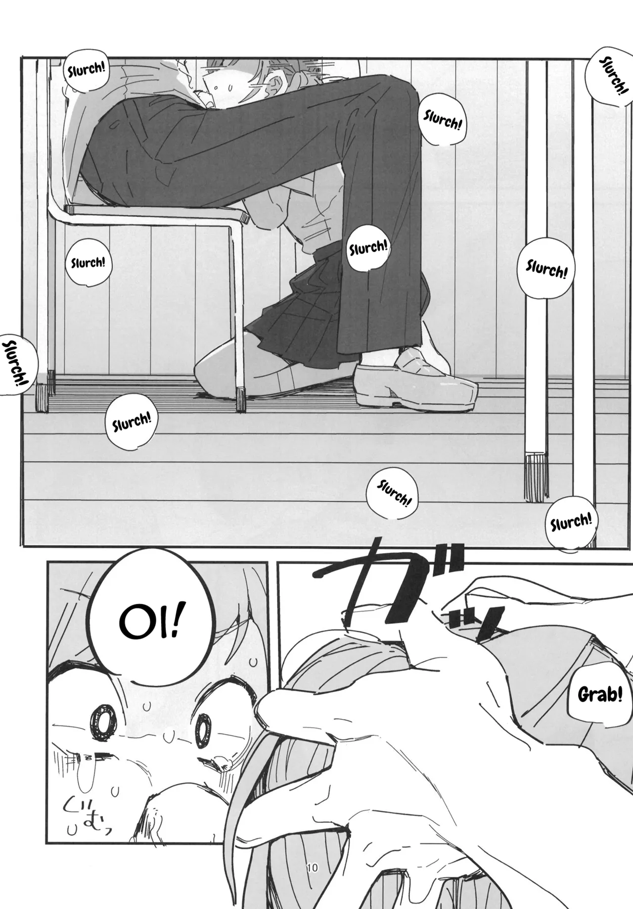 Senpai Josou Meirei page 10 original parody - blowjob blackmail hentai manga - read online free