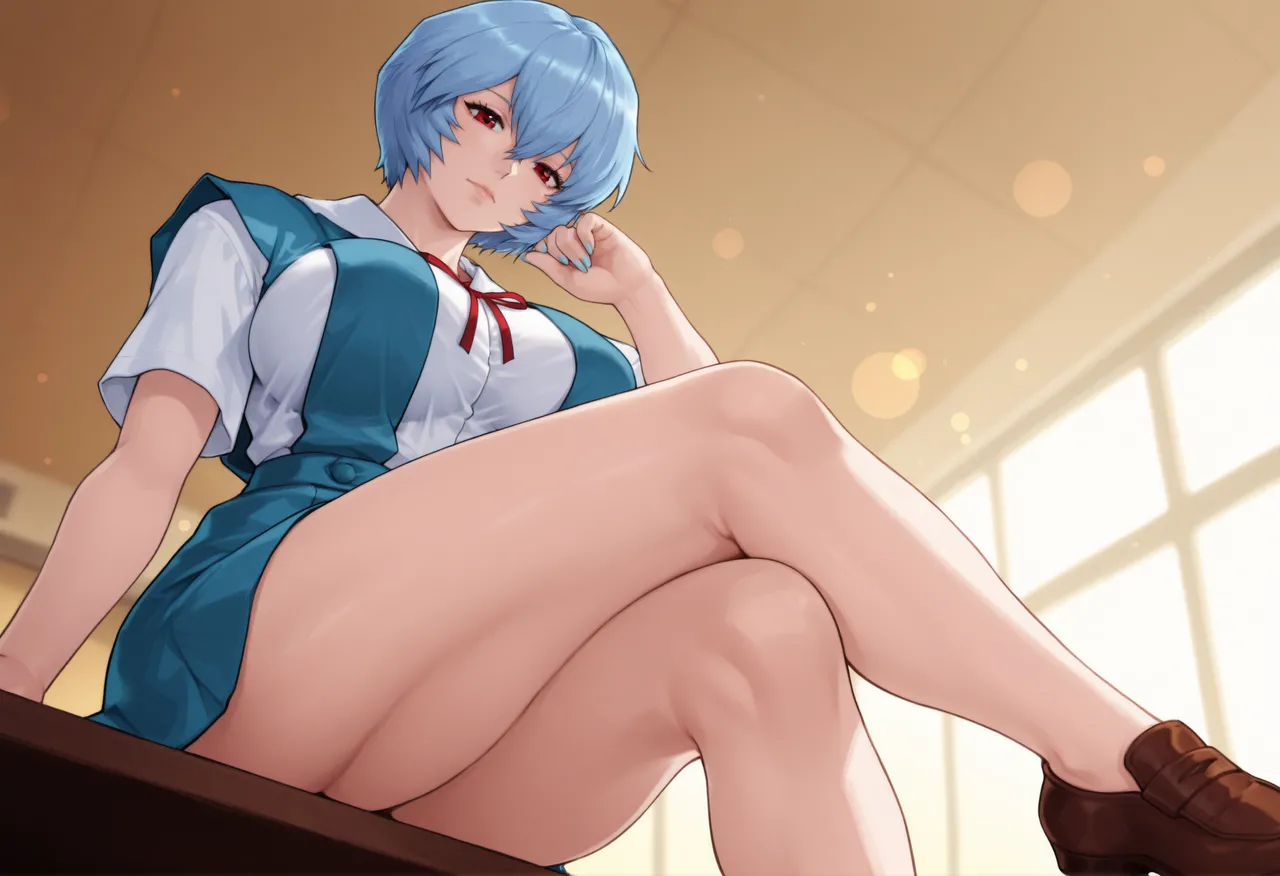 REI AYANAMI - EVANGELION - 140+ IMAGES kranken ai generated page 20 featuring rei ayanami neon genesis evangelion parody - big breasts uncensored hentai manga - read online free