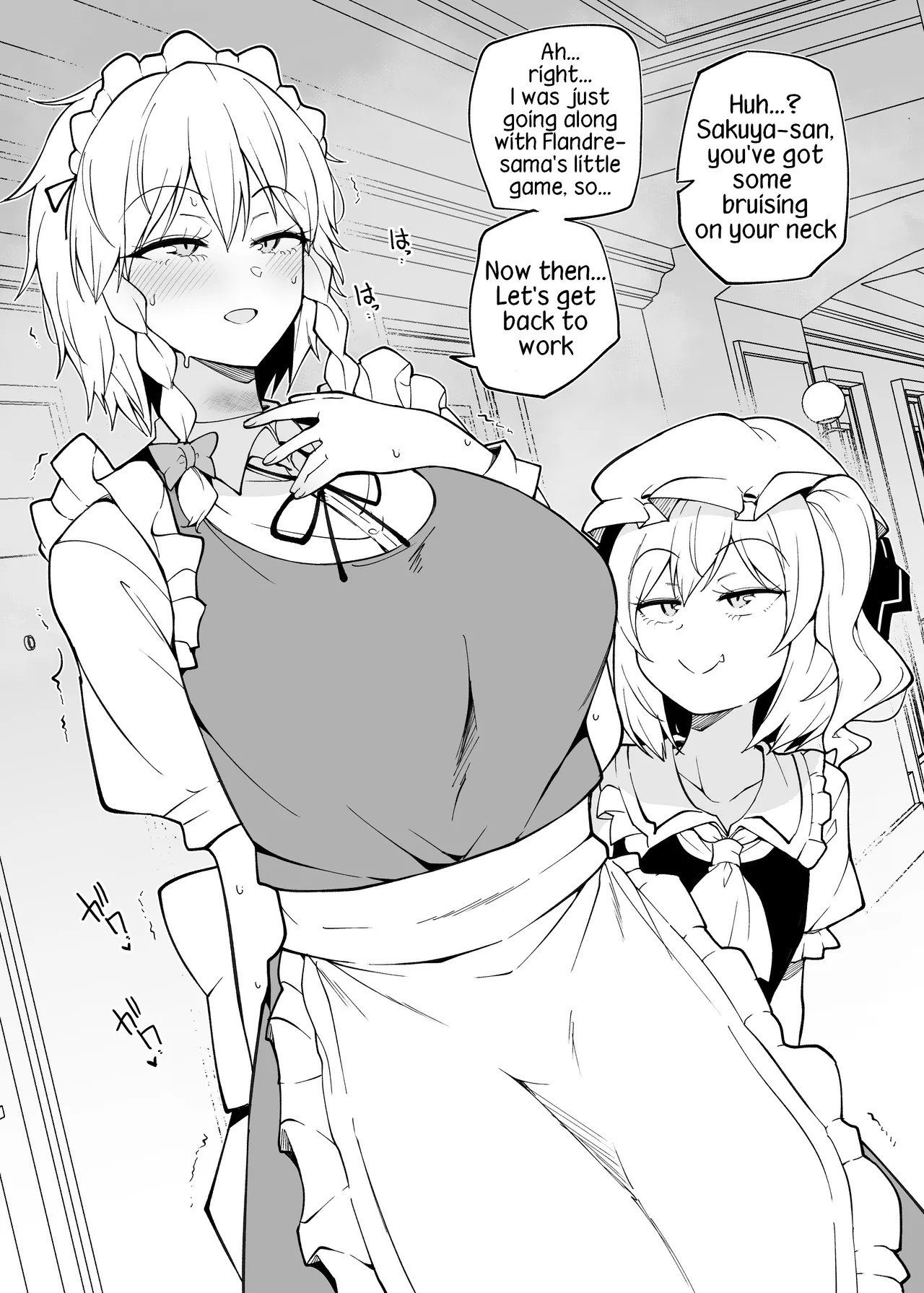 [Makin] Furan-chan ga futanari ni naru | Flan-chan Becomes a Futanari [English] [Ongoing] page 9 featuring flandre scarlet touhou project parody - sole female big penis hentai manga - read online free
