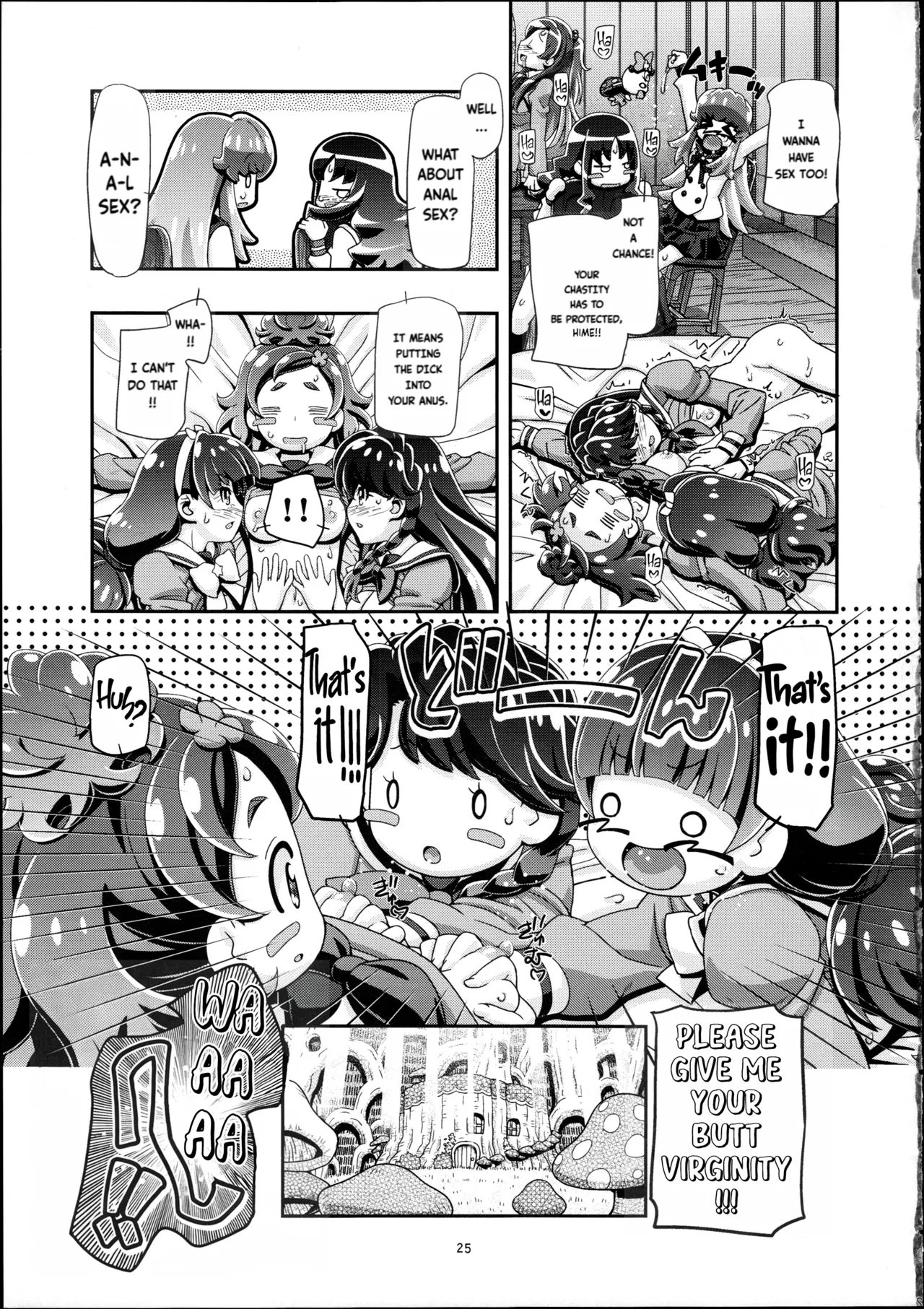 Princess PuniCure + Haru Haru no Turn | Princess PuniCure + Haru Haru's Turn page 25 featuring cure twinkle go princess precure parody - nakadashi big breasts hentai manga - read online free