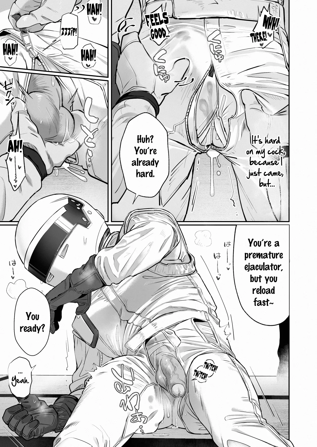 White Full-Face Helmet Consensual Sex Manga page 13 original parody - gloves anal hentai manga - read online free