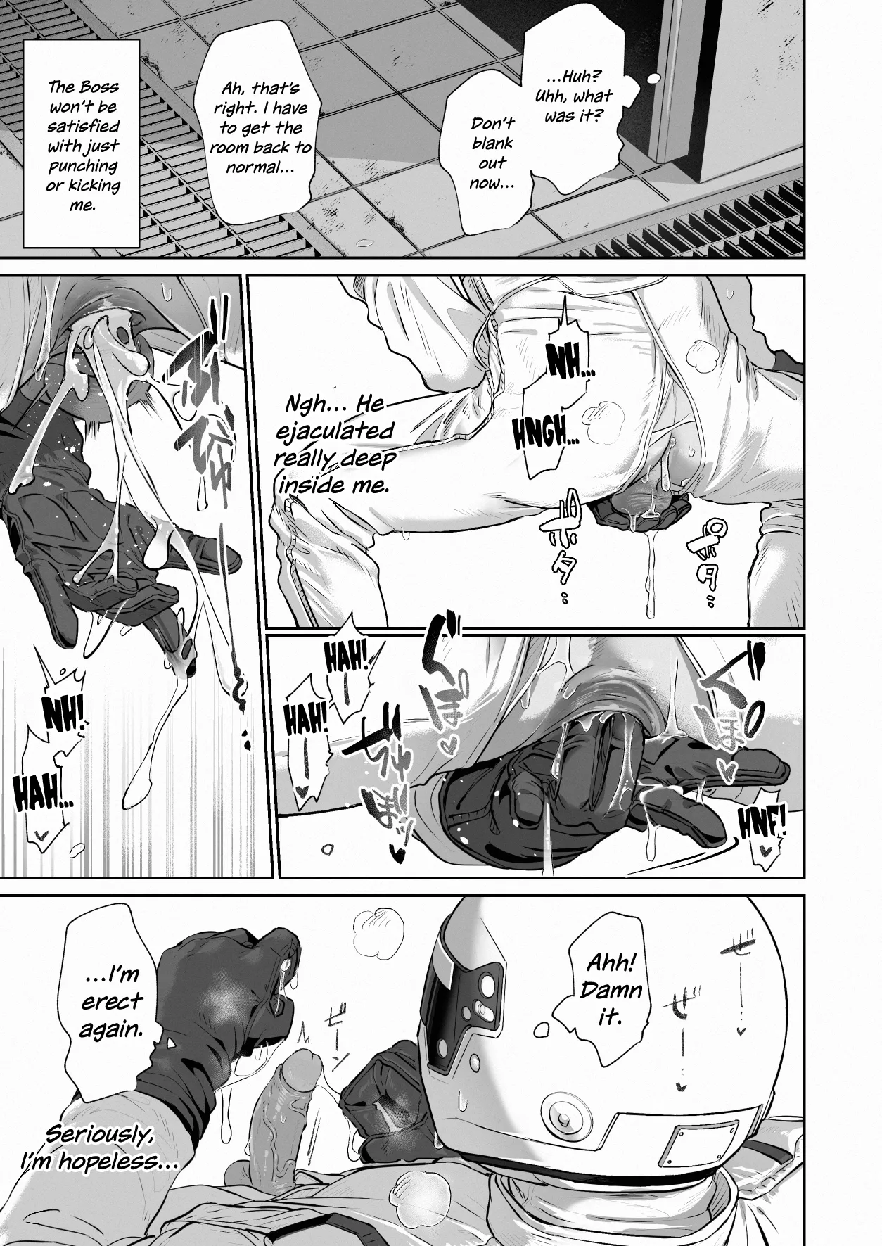 White Full-Face Helmet Consensual Sex Manga page 25 original parody - anal masked face hentai manga - read online free