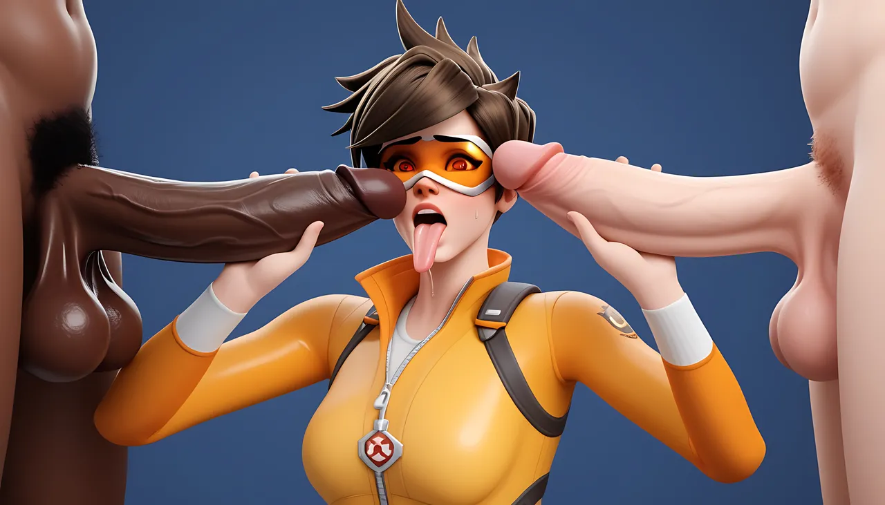 Tracer Works page 37 featuring tracer overwatch parody - big penis ai generated hentai manga - read online free