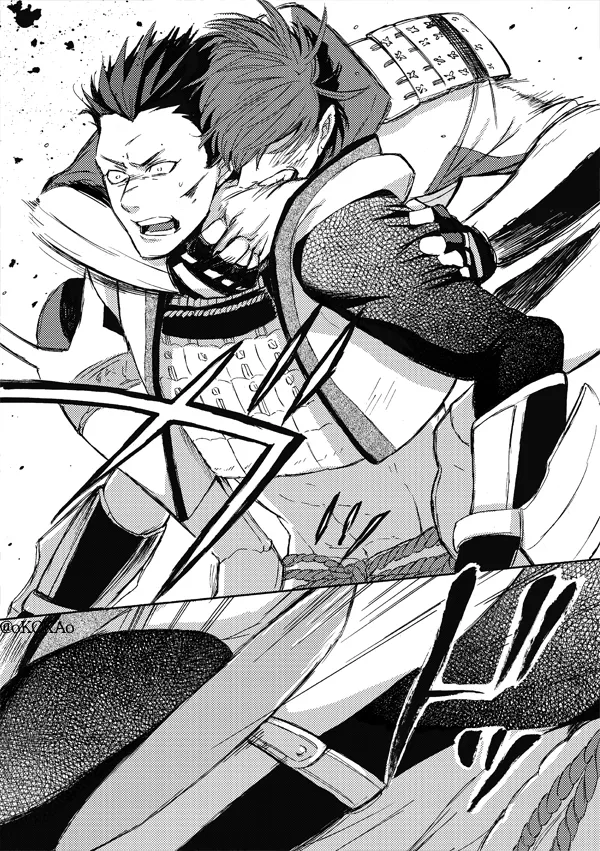 Kyouken Hansuu page 58 featuring shima sakon sengoku basara parody - no penetration yaoi hentai manga - read online free