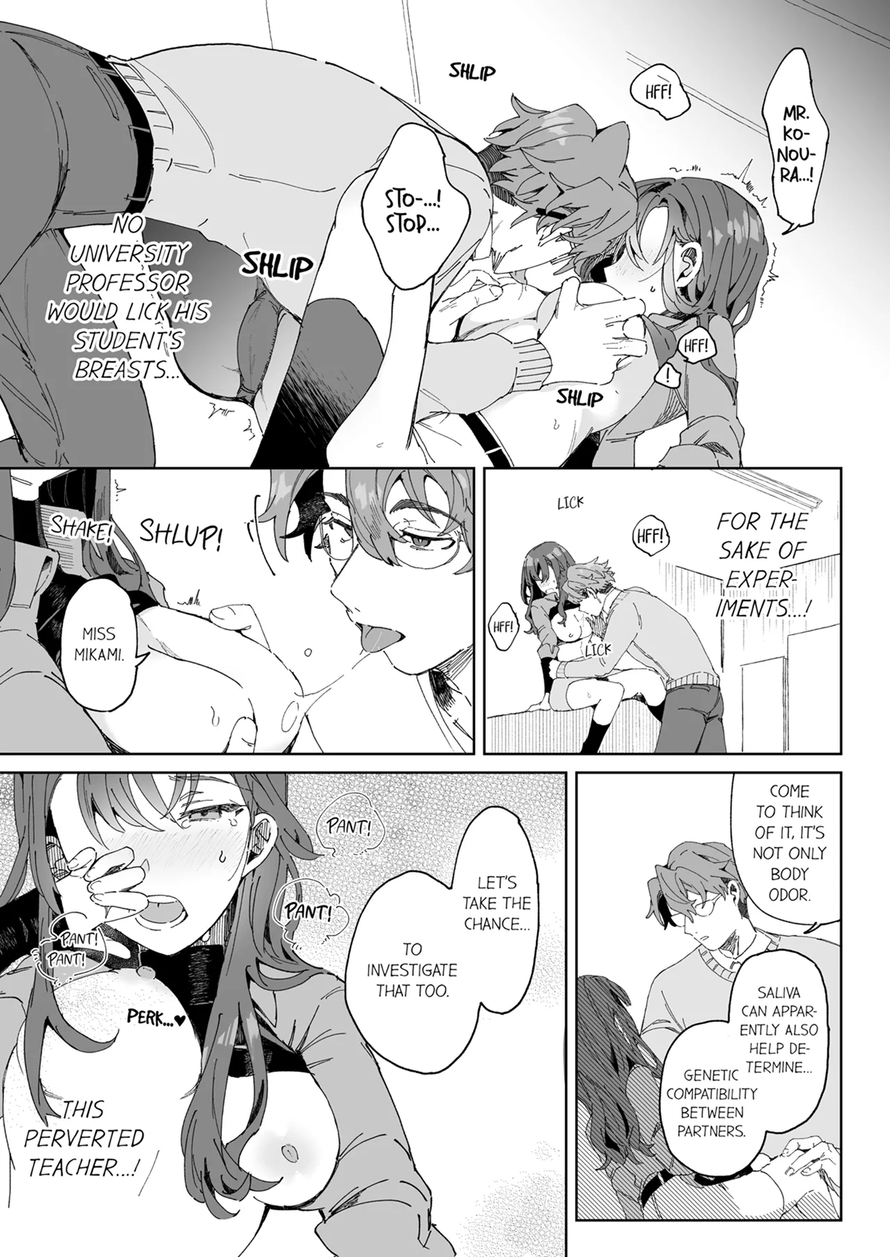 [Otsui Mikage (Otomeshi Mikage)] Kenkyuu Naiyou wa Seikan Kaihatsu!? ~Wata-chan wa Kyouju no H na Jikkendai~ | Researching Sexual Development!? -Wata Becomes Her Professor's Test Subject for Sex- Chapter 1-8 [English] page 12 - sole female sole male hentai manga - read online free