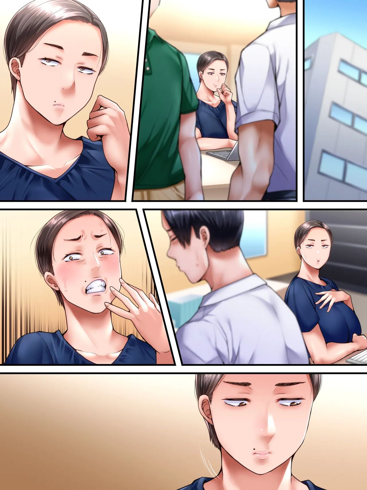 Kaigai Shusshin no Shinkon Tsuma ga Hoka no Otoko to Yaritai to Dogezashite Kimashita page 170 - full color big penis hentai manga - read online free