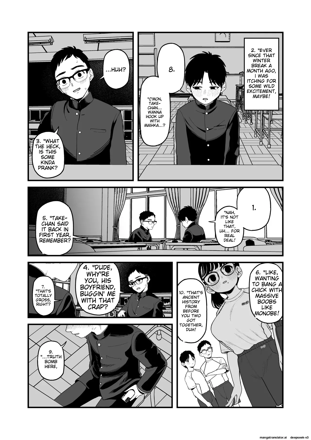 [Yumekawa Dododo-chan] Boku to Kanojo to Goshujin-sama no Fuyuyasumi 1-3 [English] page 145 original parody - big penis big areolae hentai manga - read online free