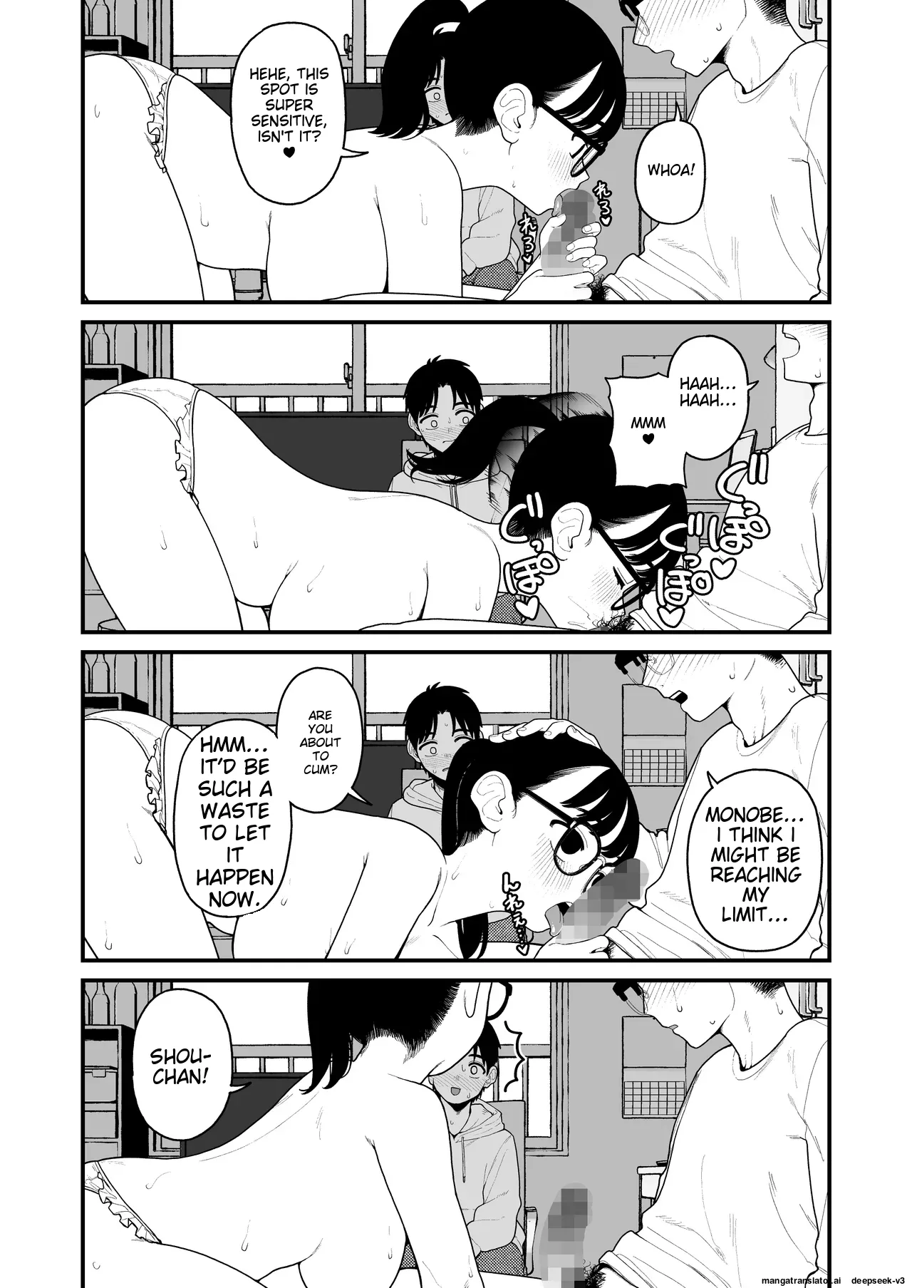 [Yumekawa Dododo-chan] Boku to Kanojo to Goshujin-sama no Fuyuyasumi 1-3 [English] page 157 original parody - big penis big areolae hentai manga - read online free