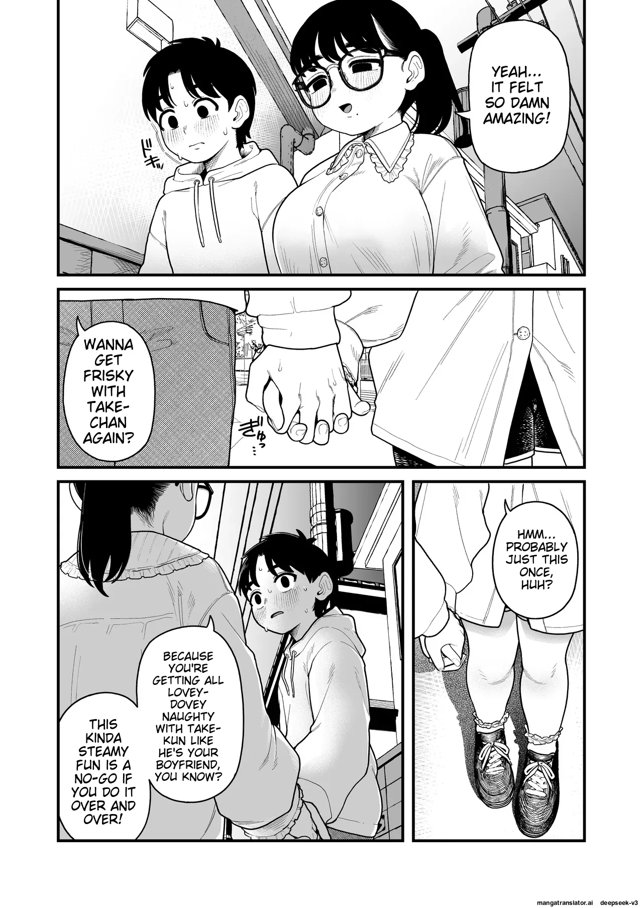 [Yumekawa Dododo-chan] Boku to Kanojo to Goshujin-sama no Fuyuyasumi 1-3 [English] page 178 original parody - big penis big areolae hentai manga - read online free