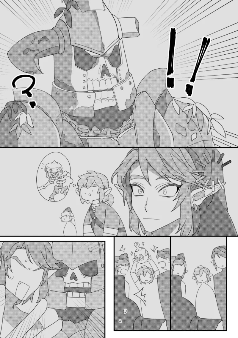 Big disaster! I was locked in a room where I couldn't leave unless I did that!! page 13 featuring link the legend of zelda parody - elf yaoi hentai manga - read online free