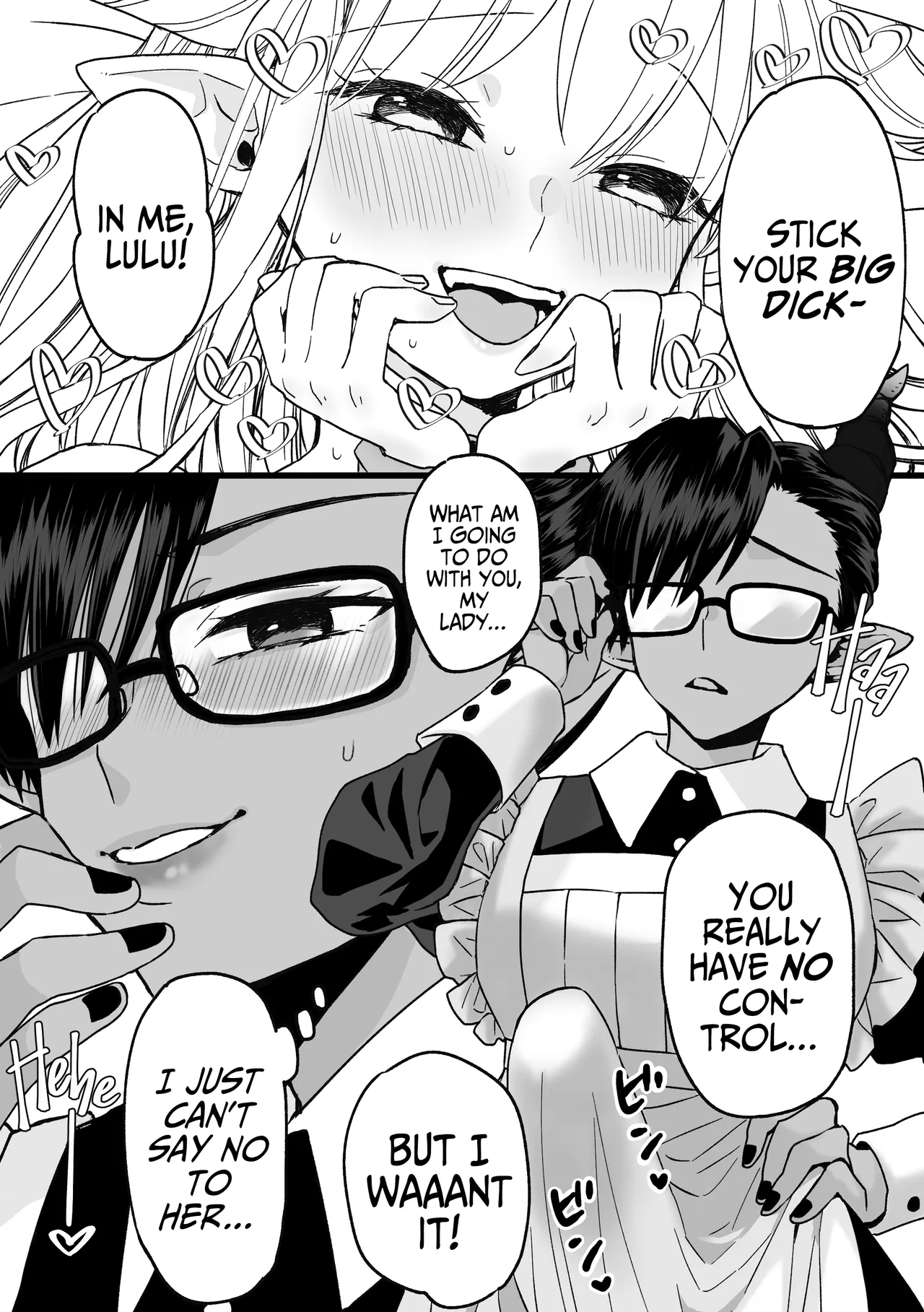 My Maid Has A Bottomless Libido page 13 original parody - maid futanari hentai manga - read online free