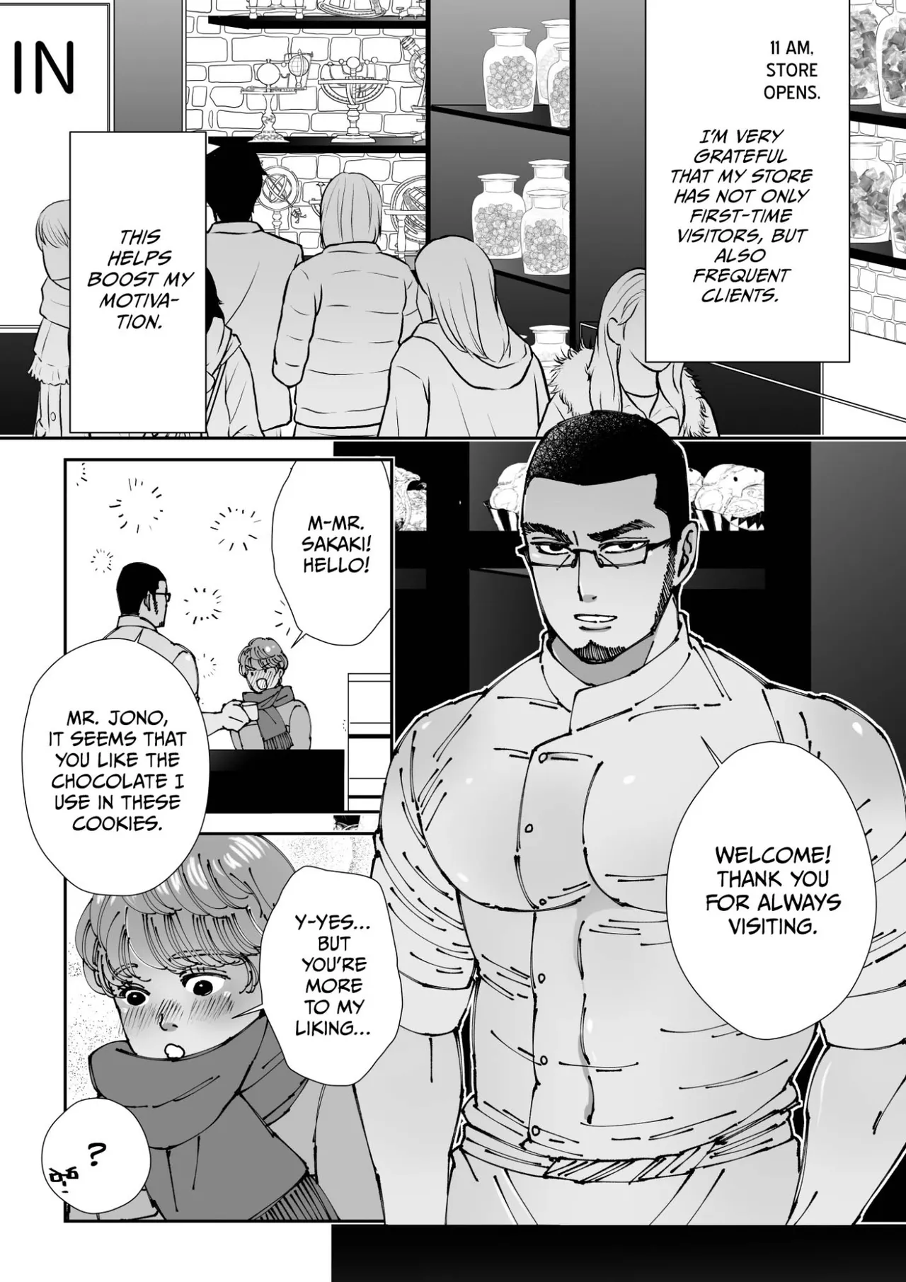 Chocolatier | The Chocolatier Chapters 1-3 + Extra page 33 - glasses muscle hentai manga - read online free