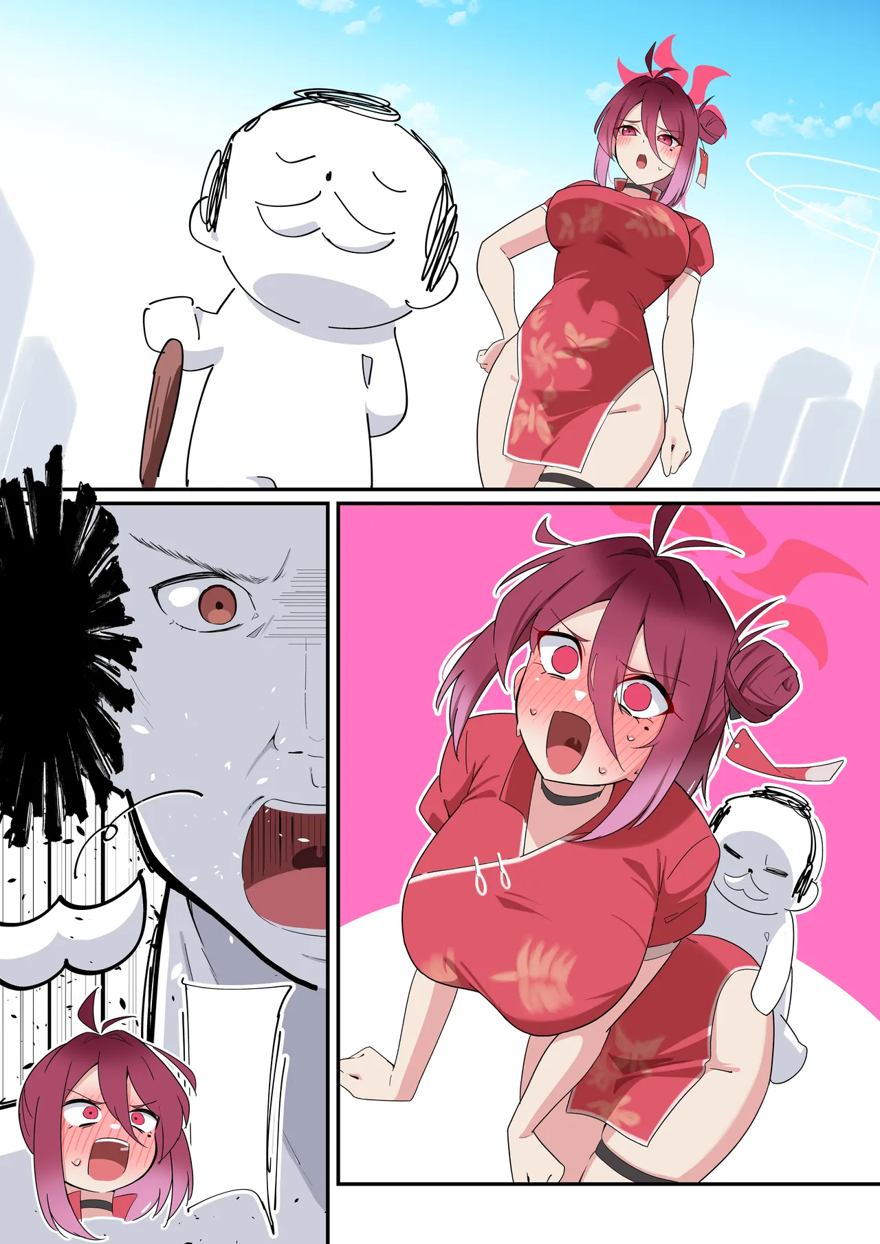 Boku no Muchimuchi Bakunyuu Seito-tachi no Hontou no Sugata page 89 featuring asuna ichinose blue archive parody - full color gloves hentai manga - read online free