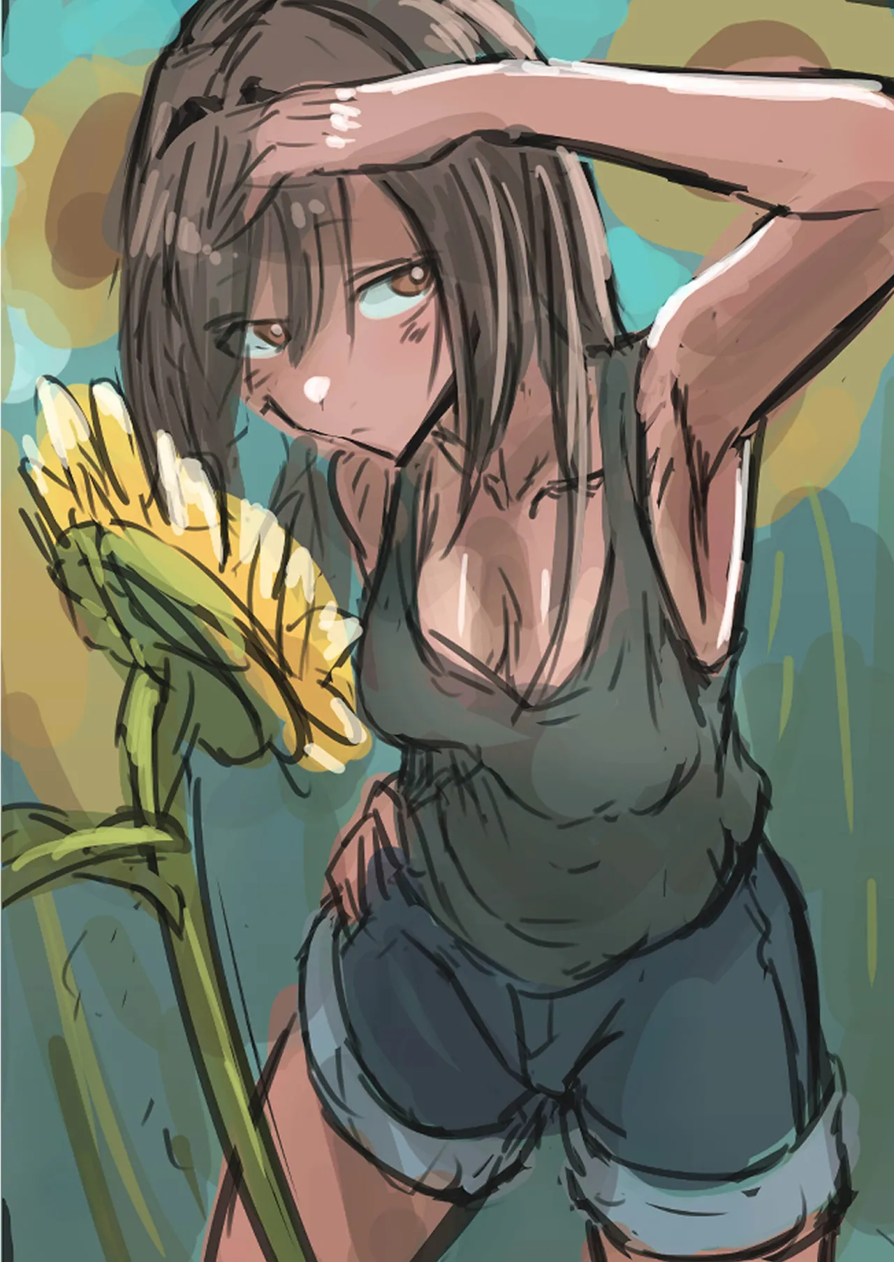 Hiyake Bishoujo ga Yuuwaku Shite Kurunda ga page 173 - swimsuit story arc hentai manga - read online free