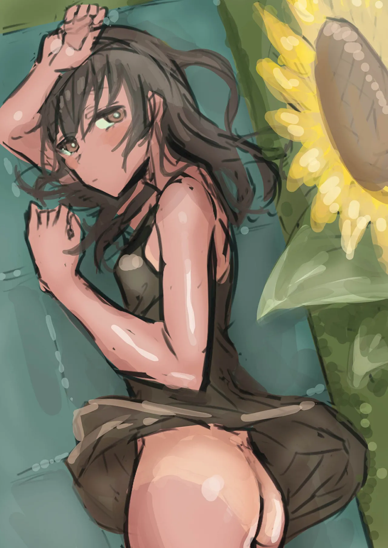 Hiyake Bishoujo ga Yuuwaku Shite Kurunda ga page 175 - swimsuit story arc hentai manga - read online free