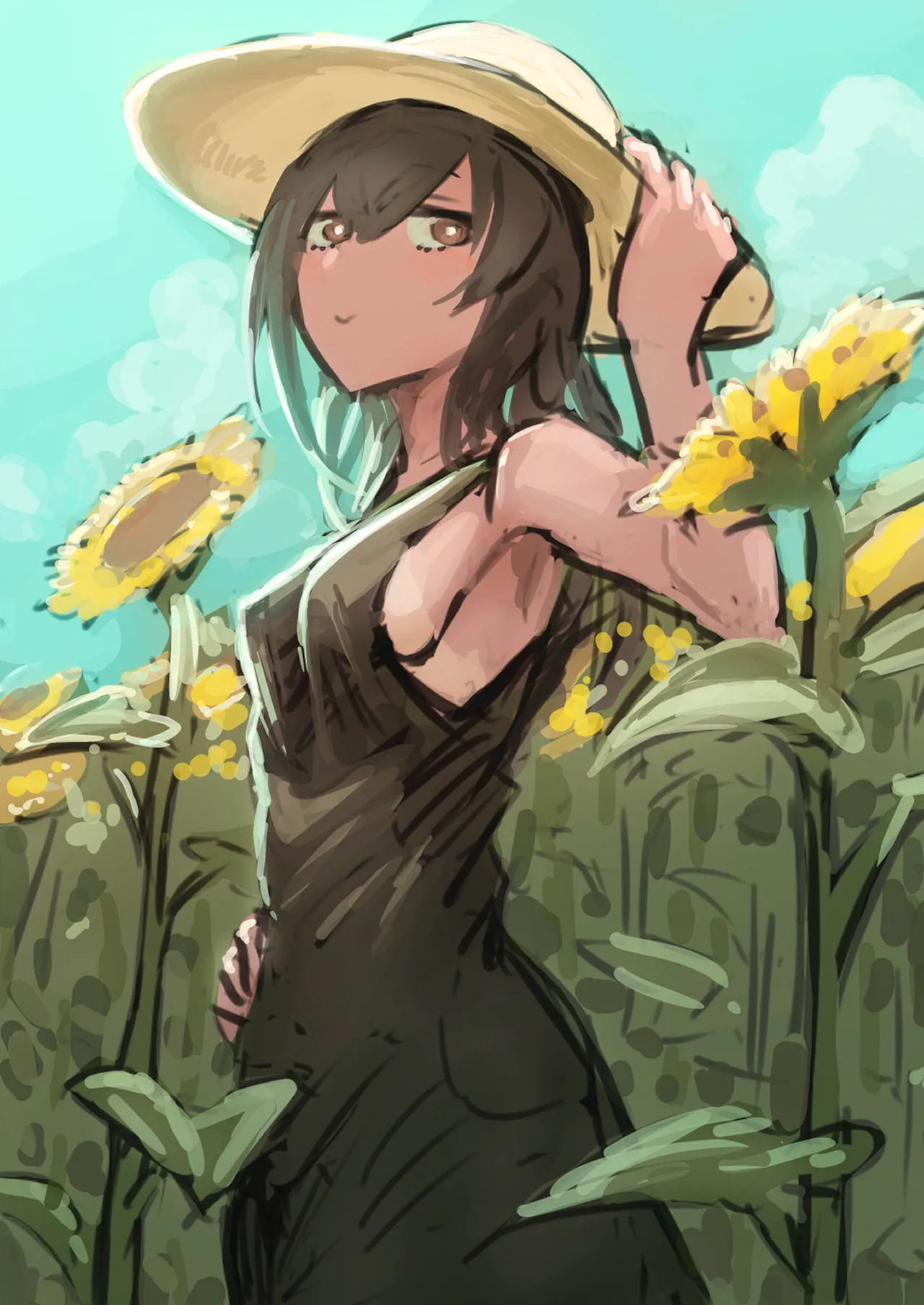 Hiyake Bishoujo ga Yuuwaku Shite Kurunda ga page 176 - swimsuit story arc hentai manga - read online free