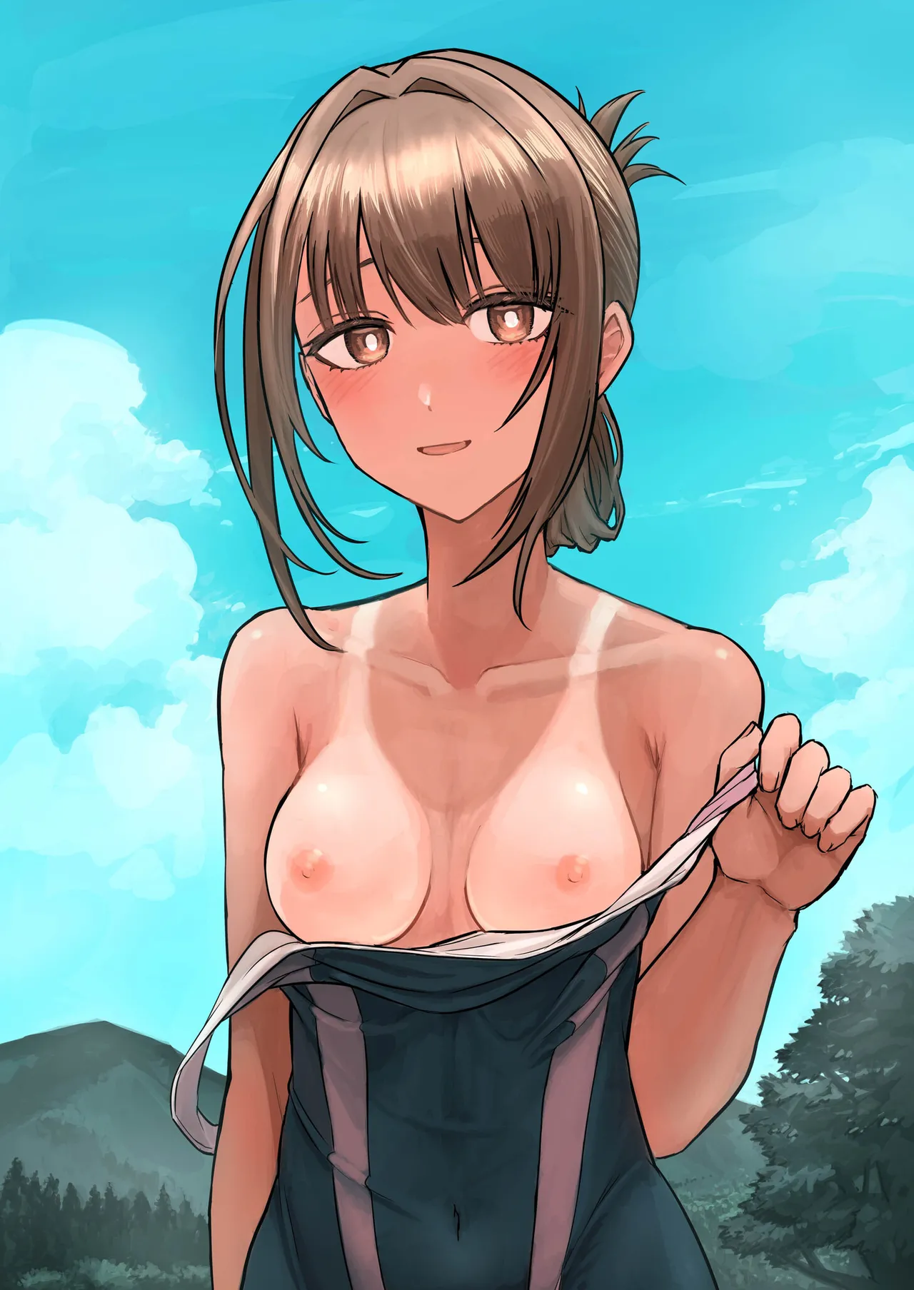 Hiyake Bishoujo ga Yuuwaku Shite Kurunda ga page 199 - swimsuit story arc hentai manga - read online free