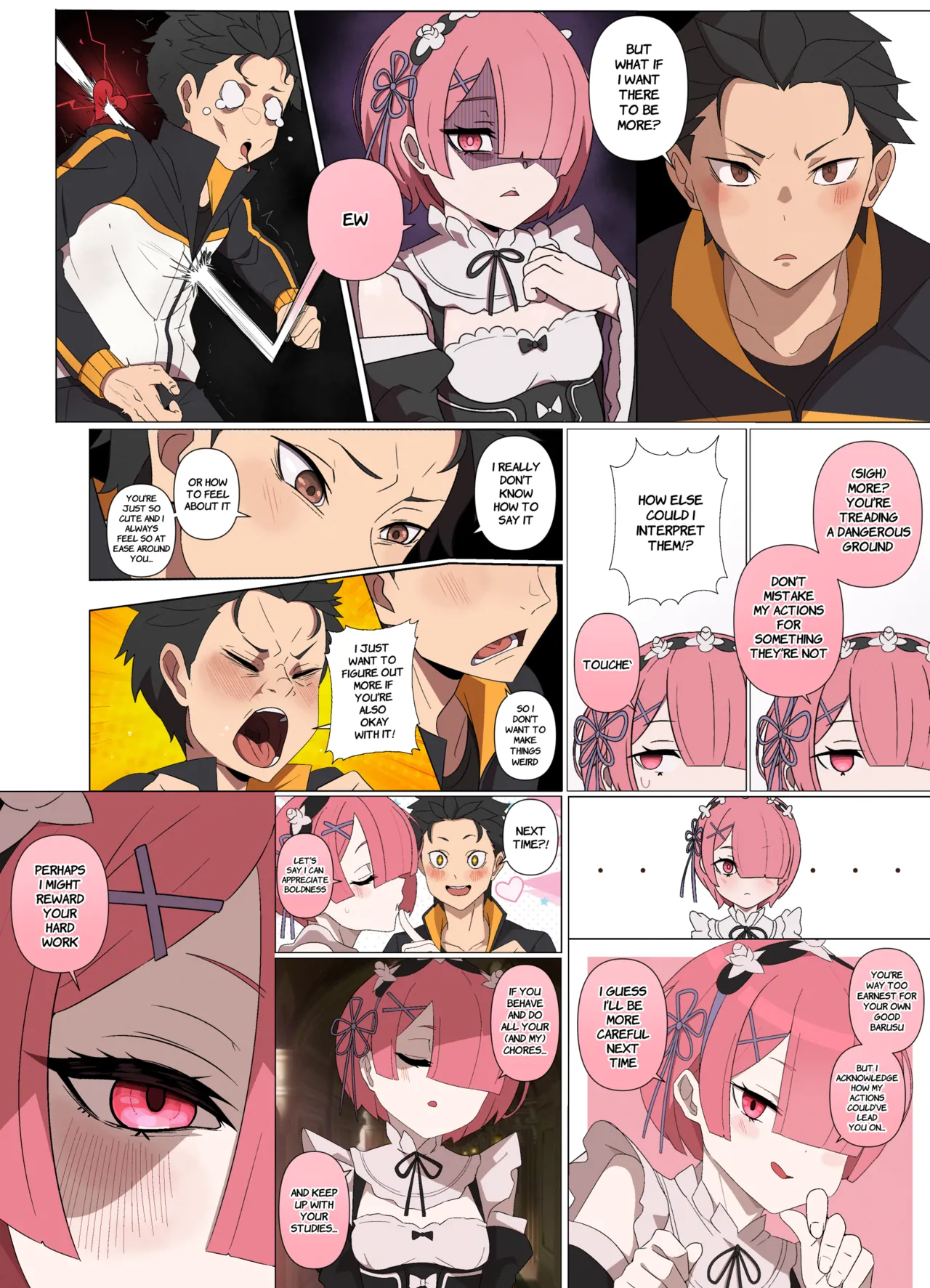 Ramming Ram Ch. 1 page 16 featuring subaru natsuki re zero kara hajimeru isekai seikatsu parody - sole female sole male hentai manga - read online free