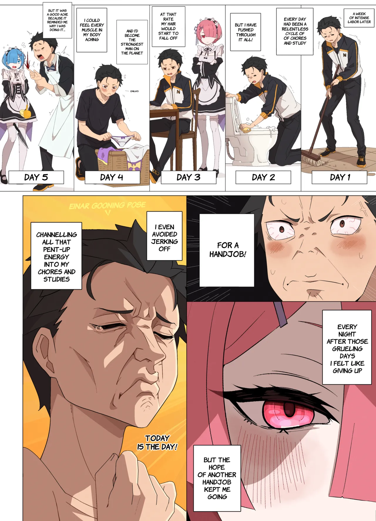 Ramming Ram Ch. 1 page 18 featuring subaru natsuki re zero kara hajimeru isekai seikatsu parody - sole female sole male hentai manga - read online free