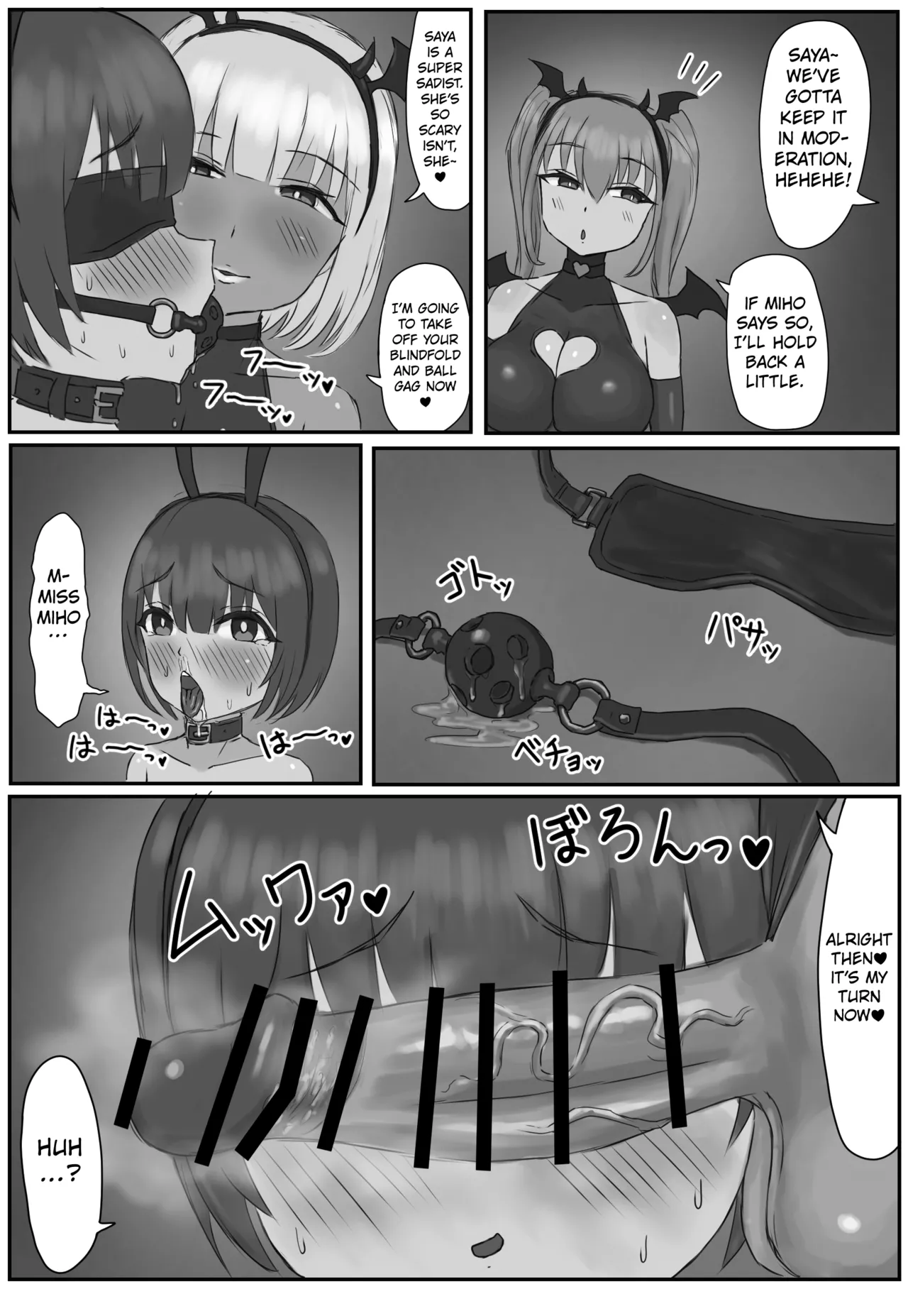 Bunny Josou Danshi ga Succubus Cos no Futanari-tachi ni Mazo Onaho ni Sarechau Hanashi page 19 original parody - big breasts group hentai manga - read online free
