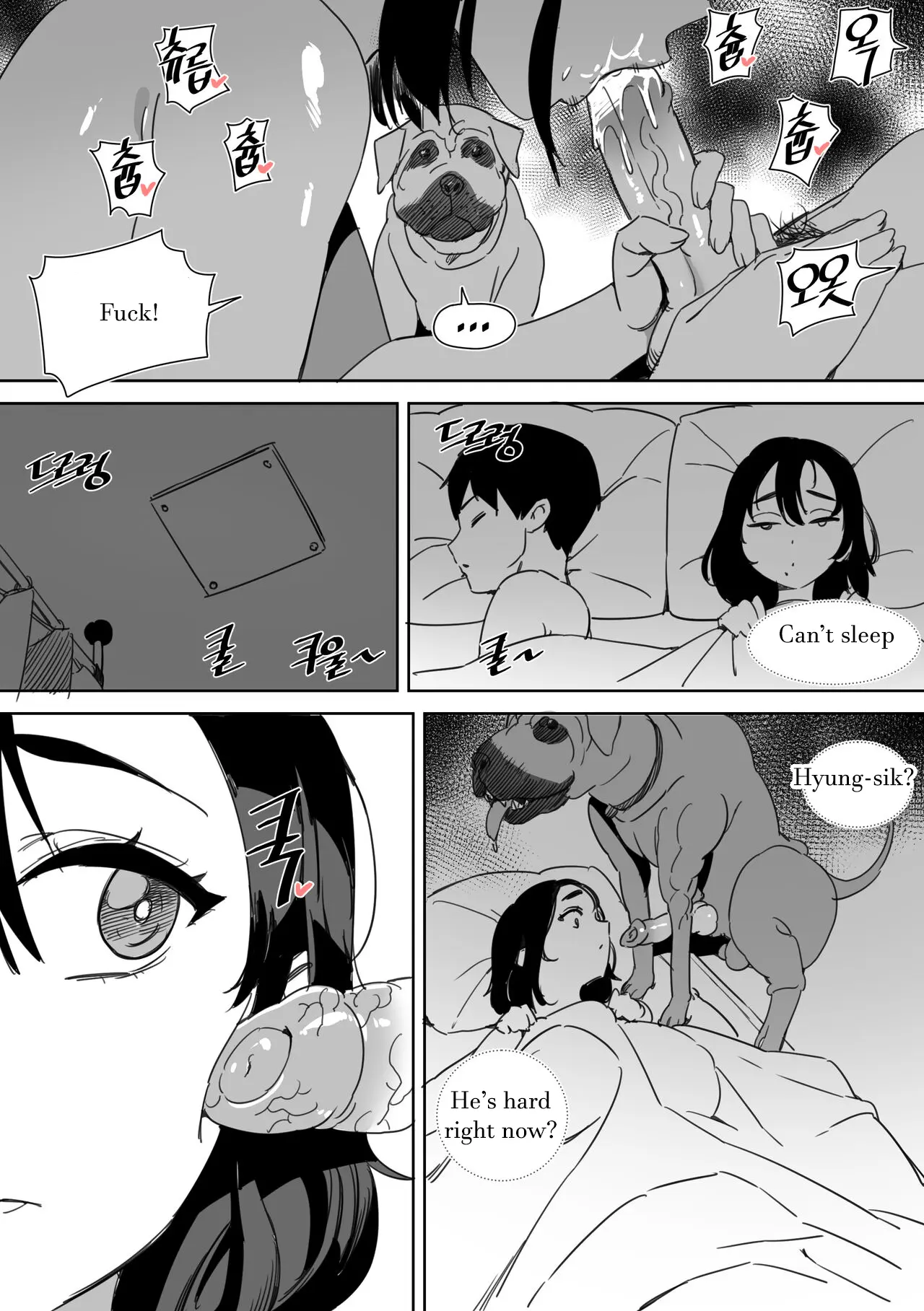 Yeochin Gaehante NTR Danghaneun Manhwa | I was cucked by my girlfriend's dog! page 18 original parody - sole female nakadashi hentai manga - read online free