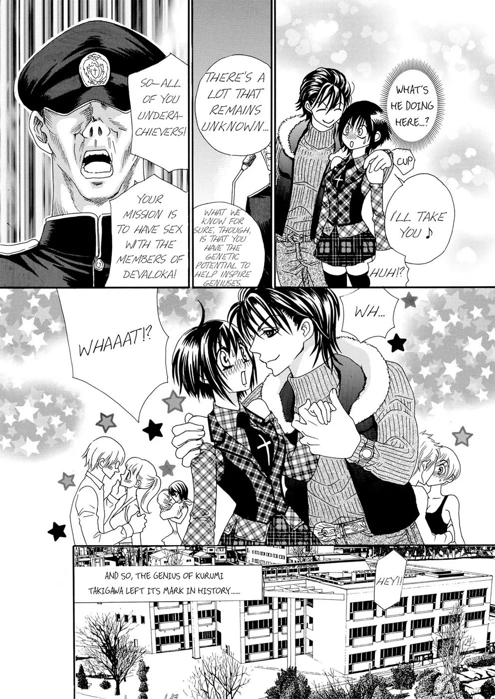 [Rio Fukuda] Kyousei § Idenshi Kouhai - Tensai no Kodane wo Harame! | Genetic Potential Chapters 1-4 (Complete) [English] page 105 - read online free